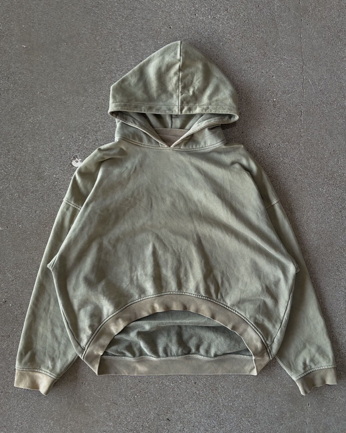 FFFPOSTALSERVICE FFFPOSTALSERVICE garment dyed hoodie in green Size US M / EU 48-50 / 2 - 1 Thumbnail