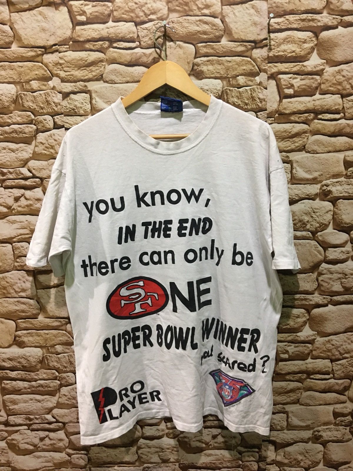 Vintage NFL NFLP SAN FRANCISCO 94 pro player football Tee