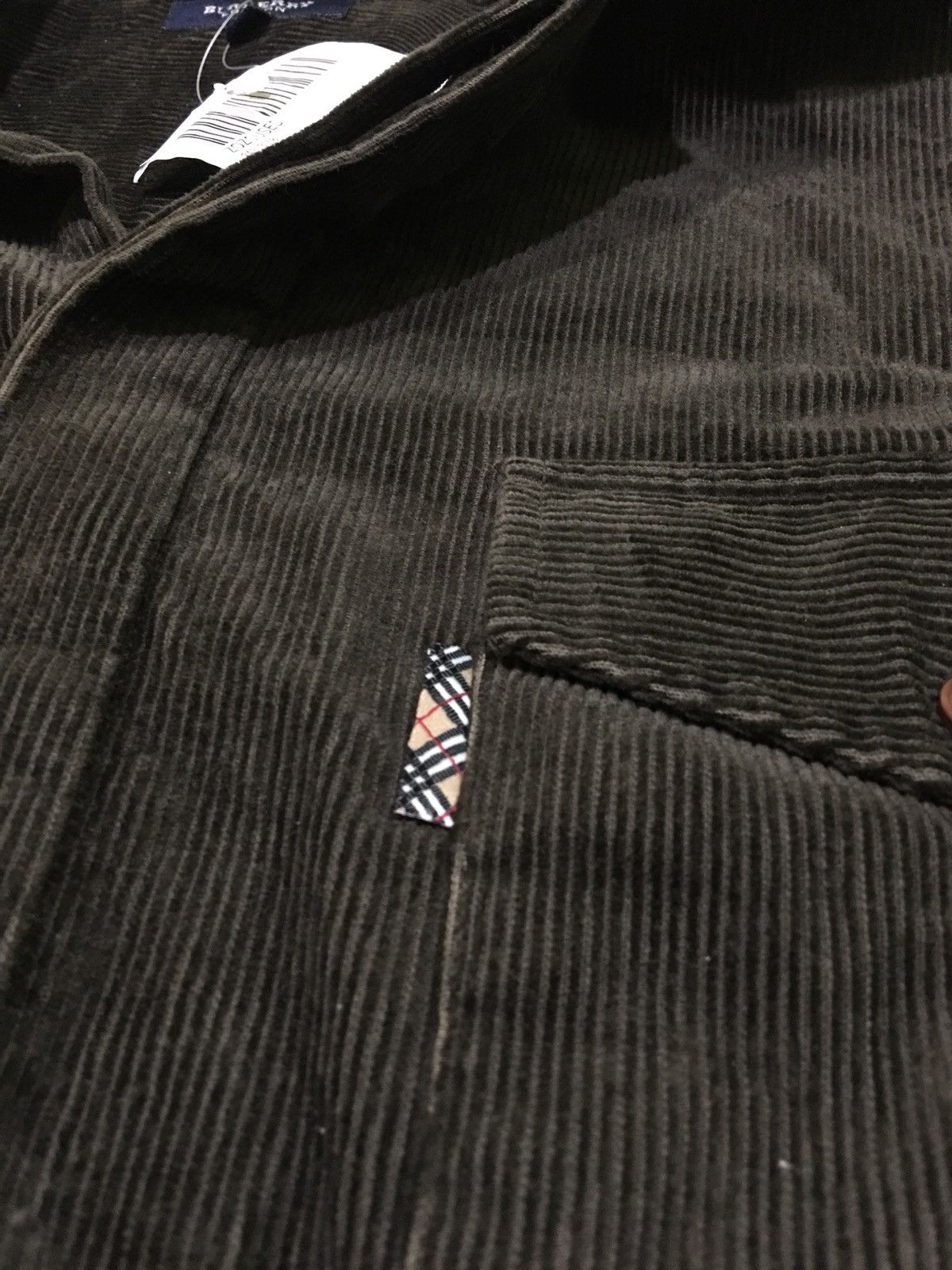 Burberry Burberry Corduroy Velvet Button Jacket Size US XS / EU 42 / 0 - 3 Thumbnail