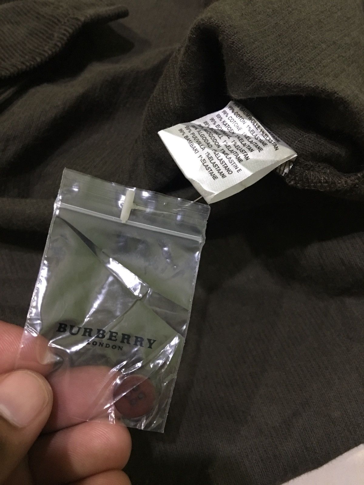 Burberry Burberry Corduroy Velvet Button Jacket Size US XS / EU 42 / 0 - 7 Thumbnail