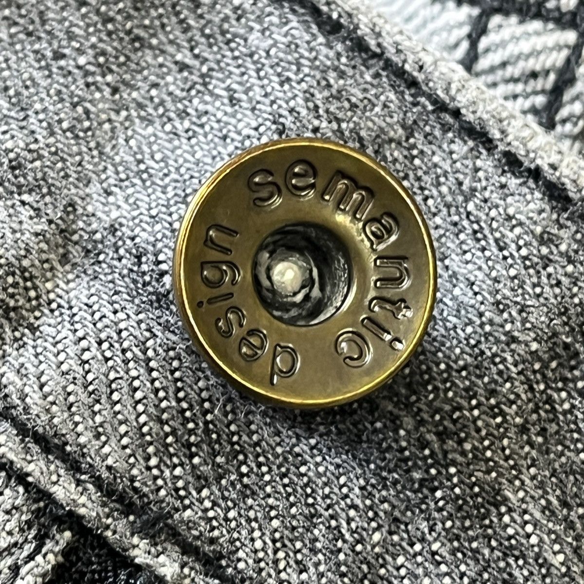 If Six Was Nine × Le Grande Bleu (L.G.B.) × semanticdesign Semantic Design Japan Denim Zipped Front Pockets Size US 31 - 18 Thumbnail