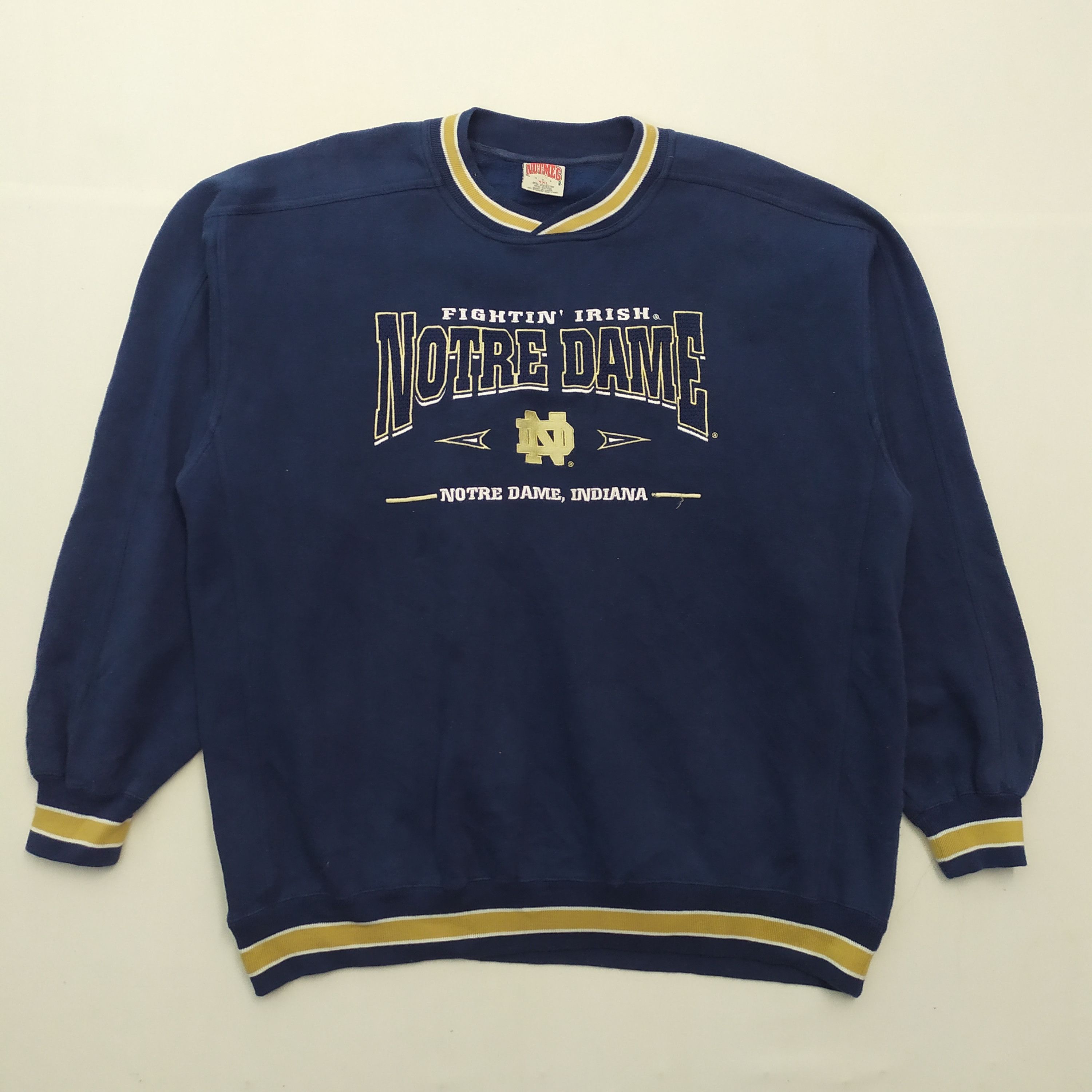 Nutmeg × Vintage VINTAGE NUTMEG MILLS NOTRE DAME SWEATSHIRT Size US XXL / EU 58 / 5 - 1 Thumbnail