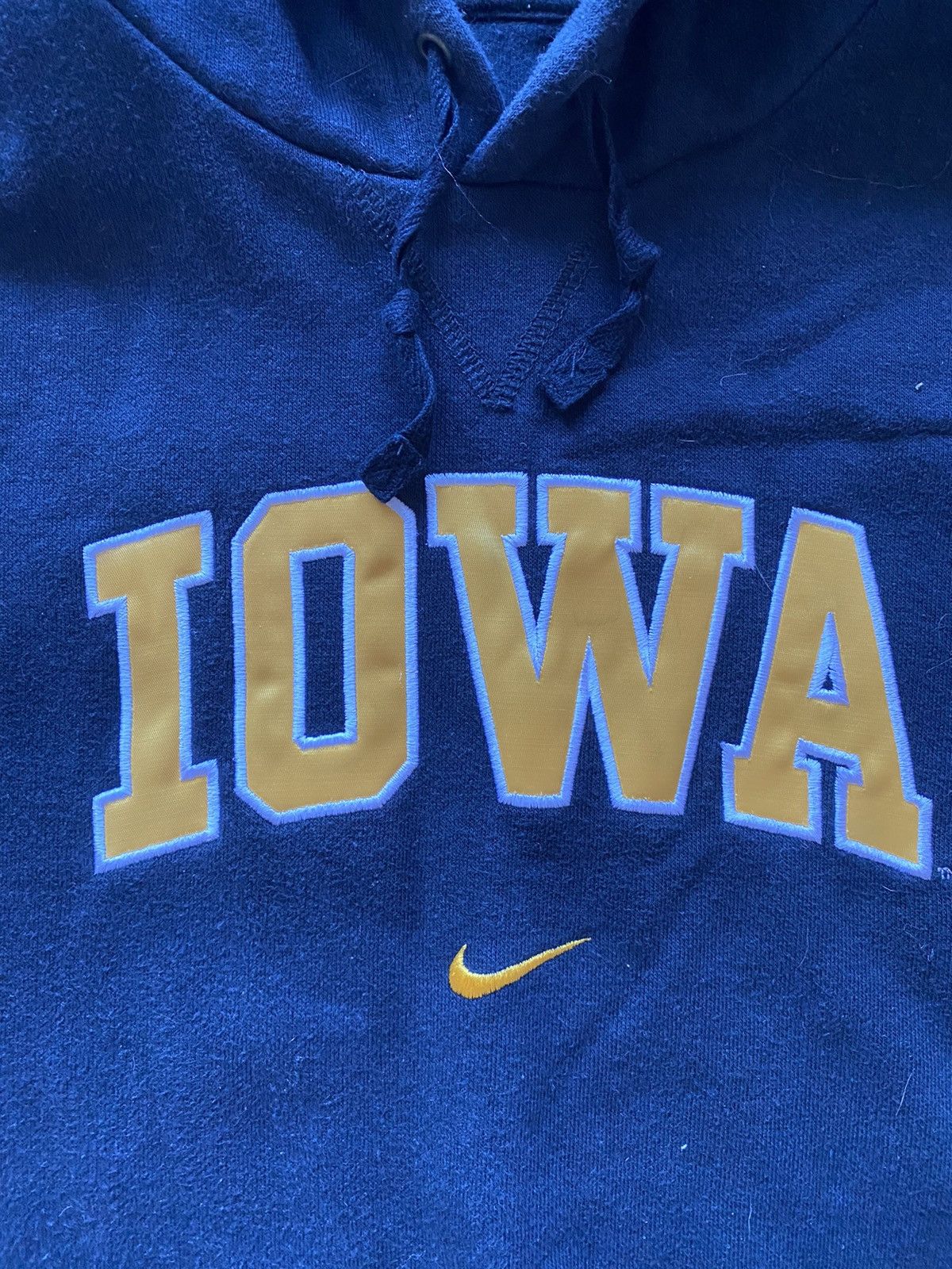 Nike Black Nike Center Swoosh IOWA College Hoodie Sweatshirt Size US M / EU 48-50 / 2 - 3 Thumbnail