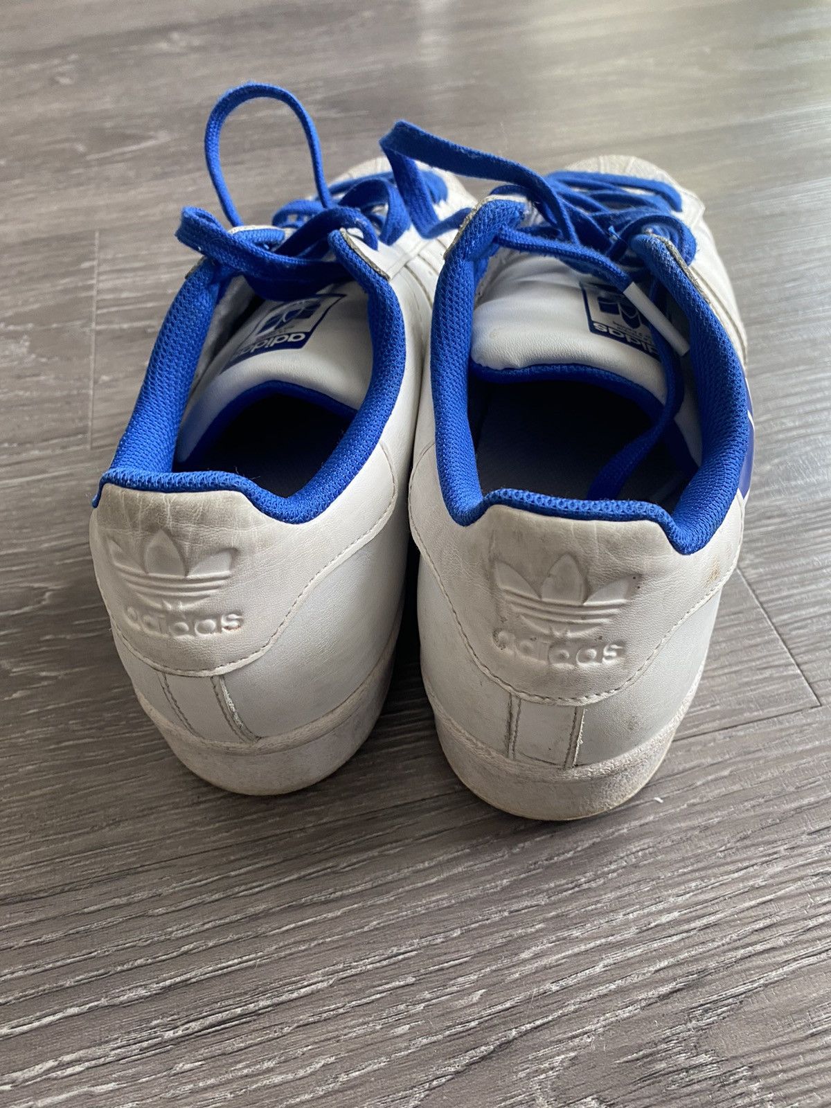 Adidas Adidas Superstar Trefoil Print Royal Blue Shoes 10 Y2K Size US 10 / EU 43 - 4 Thumbnail