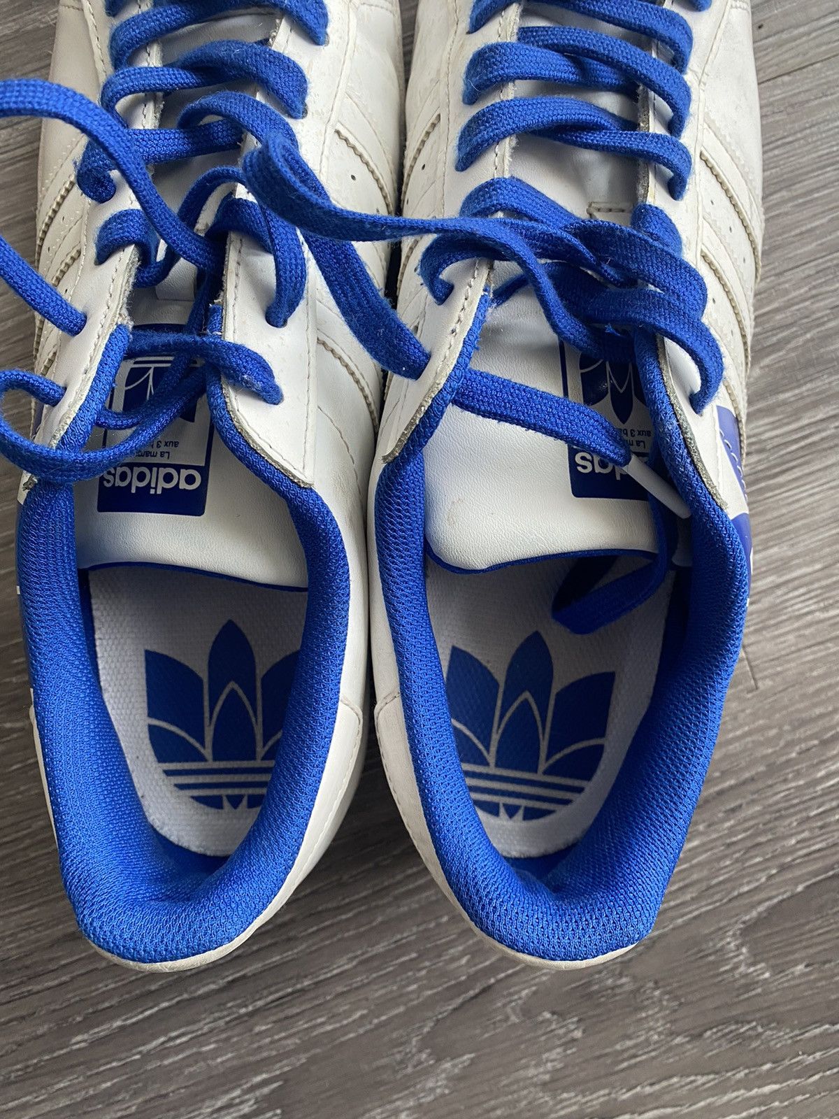 Adidas Adidas Superstar Trefoil Print Royal Blue Shoes 10 Y2K Size US 10 / EU 43 - 5 Thumbnail