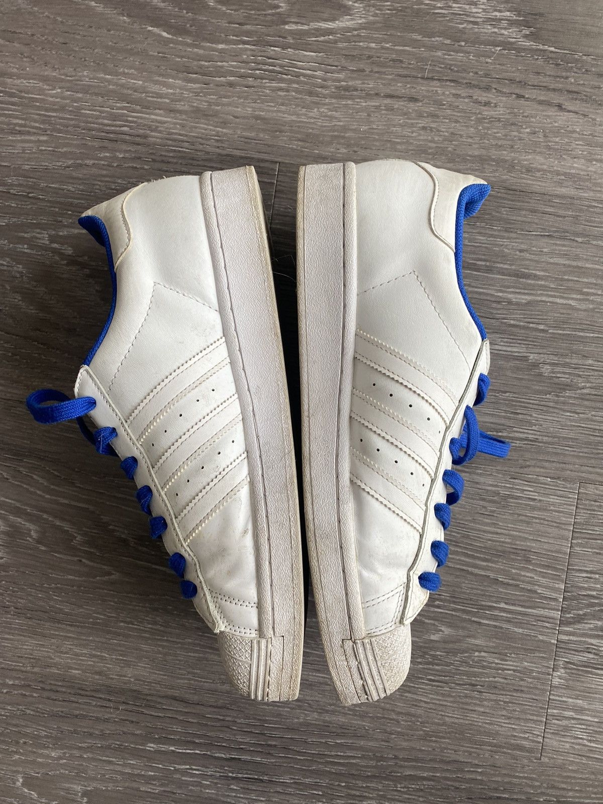 Adidas Adidas Superstar Trefoil Print Royal Blue Shoes 10 Y2K Size US 10 / EU 43 - 8 Thumbnail