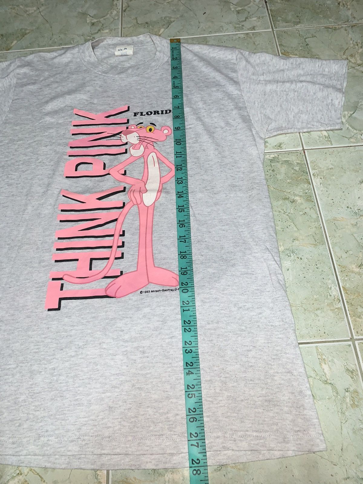 Vintage vintage PINK PANTHER T-shirt 90’s Size US M / EU 48-50 / 2 - 9 Thumbnail