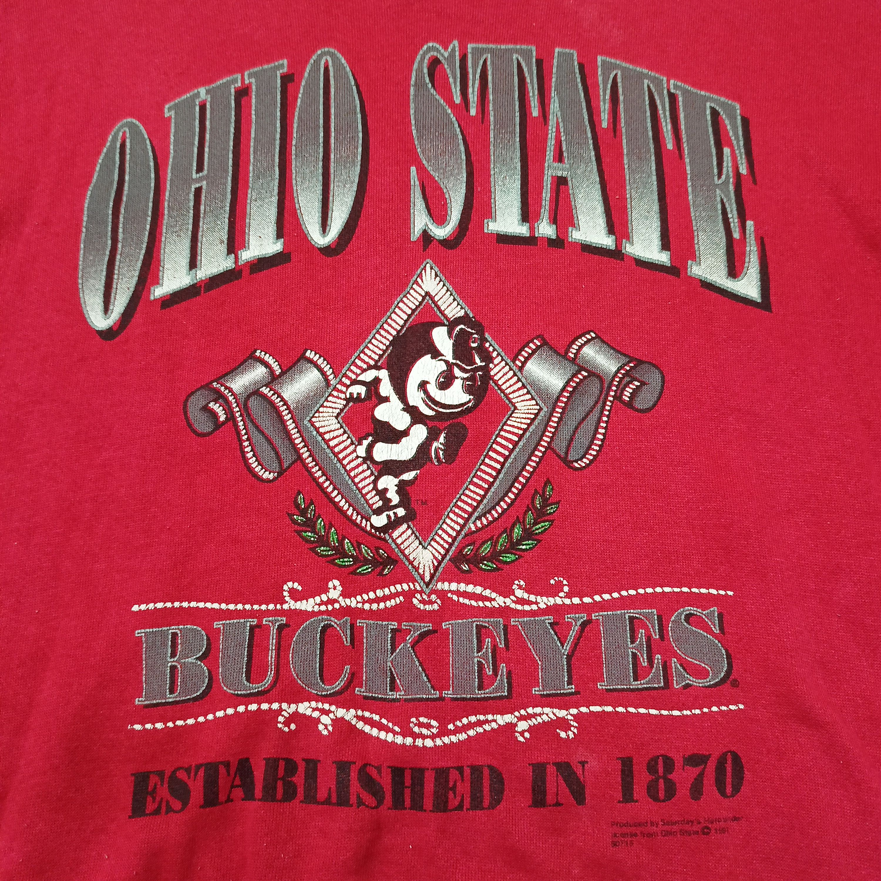Vintage Vintage Ohio State Crewneck ©1991 material 5050 Size US L / EU 52-54 / 3 - 2 Thumbnail