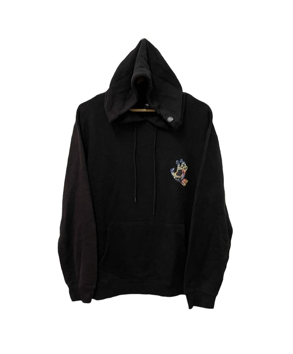 Japanese Brand × Santa Cruz Skateboards × Vintage Y2K Santa Cruz Screaming Hand Logo Hoodie Size US M / EU 48-50 / 2 - 3 Thumbnail