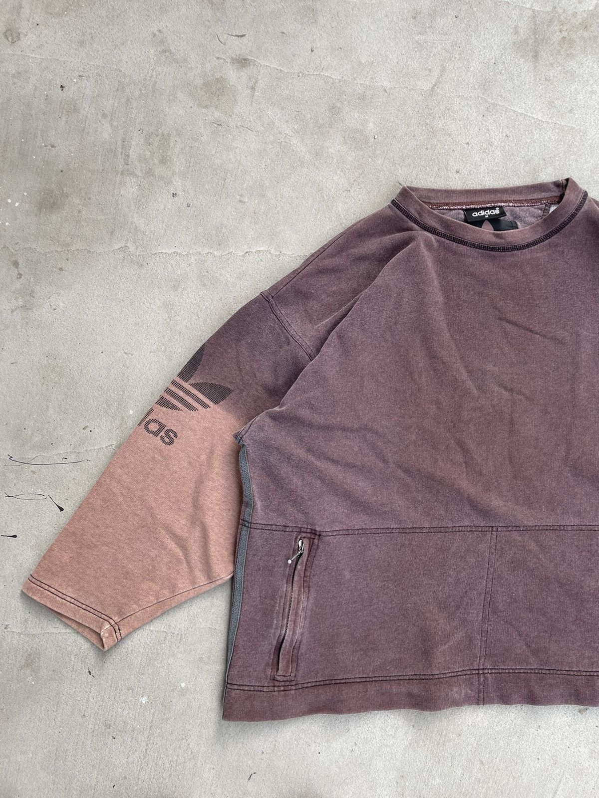Adidas 80s Vintage Adidas Brown Faded Sweatshirt Size US M / EU 48-50 / 2 - 14 Thumbnail