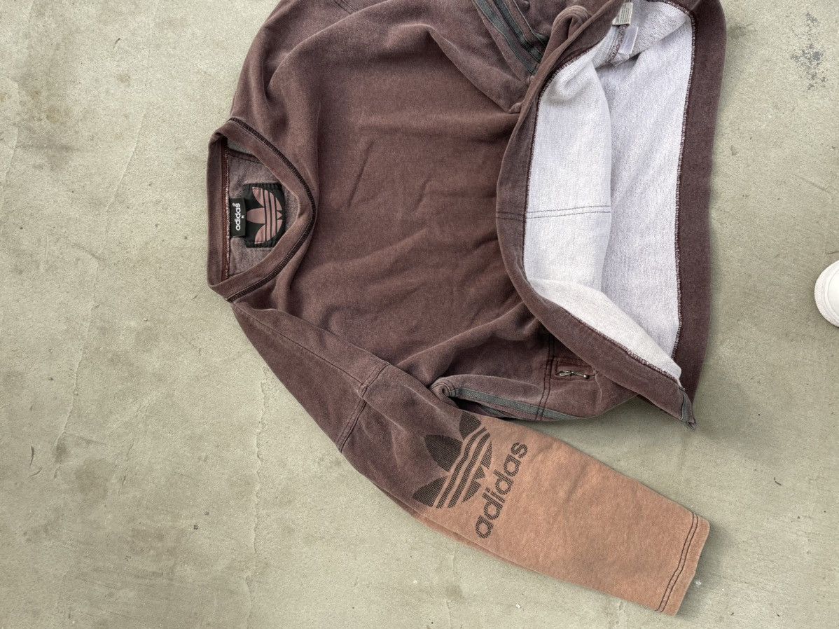 Adidas 80s Vintage Adidas Brown Faded Sweatshirt Size US M / EU 48-50 / 2 - 10 Thumbnail