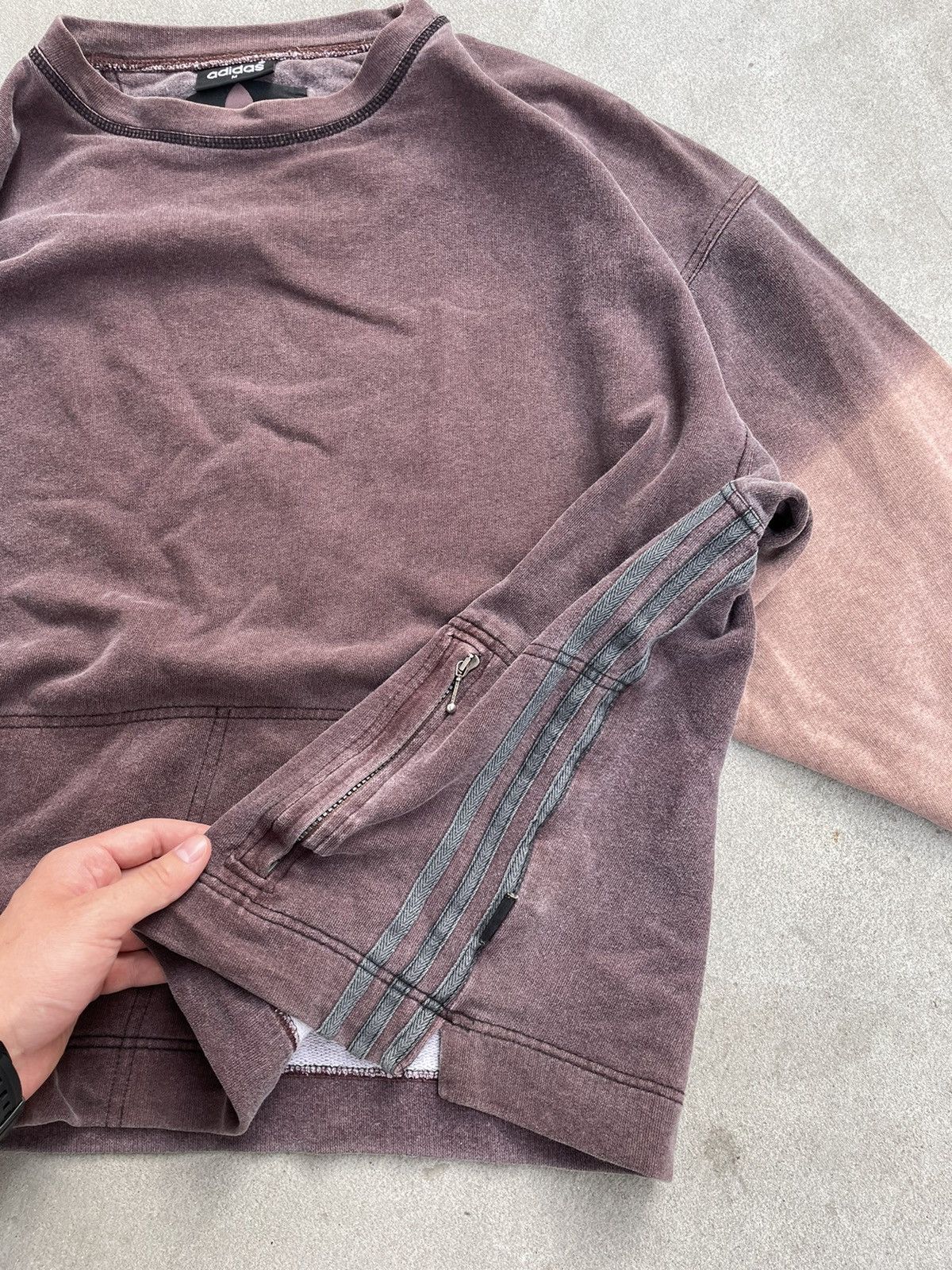 Adidas 80s Vintage Adidas Brown Faded Sweatshirt Size US M / EU 48-50 / 2 - 5 Thumbnail