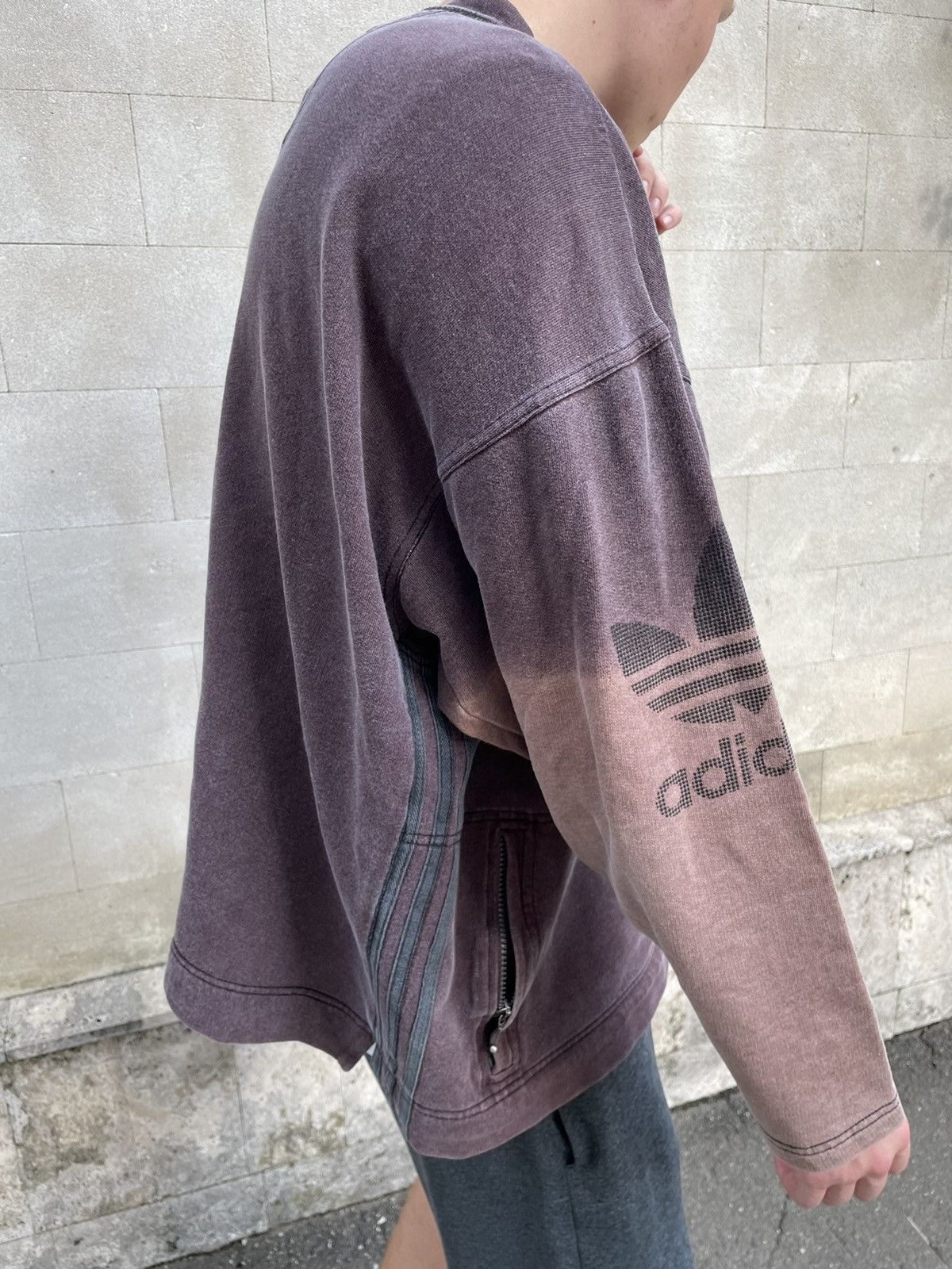 Adidas 80s Vintage Adidas Brown Faded Sweatshirt Size US M / EU 48-50 / 2 - 8 Thumbnail