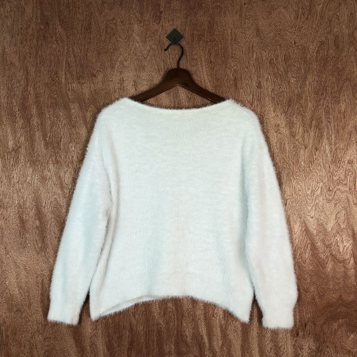 Japanese Brand Natural Beauty Basic Shag Shaggy Fur Mohair Knitwear #6682 Size US M / EU 48-50 / 2 - 9 Thumbnail