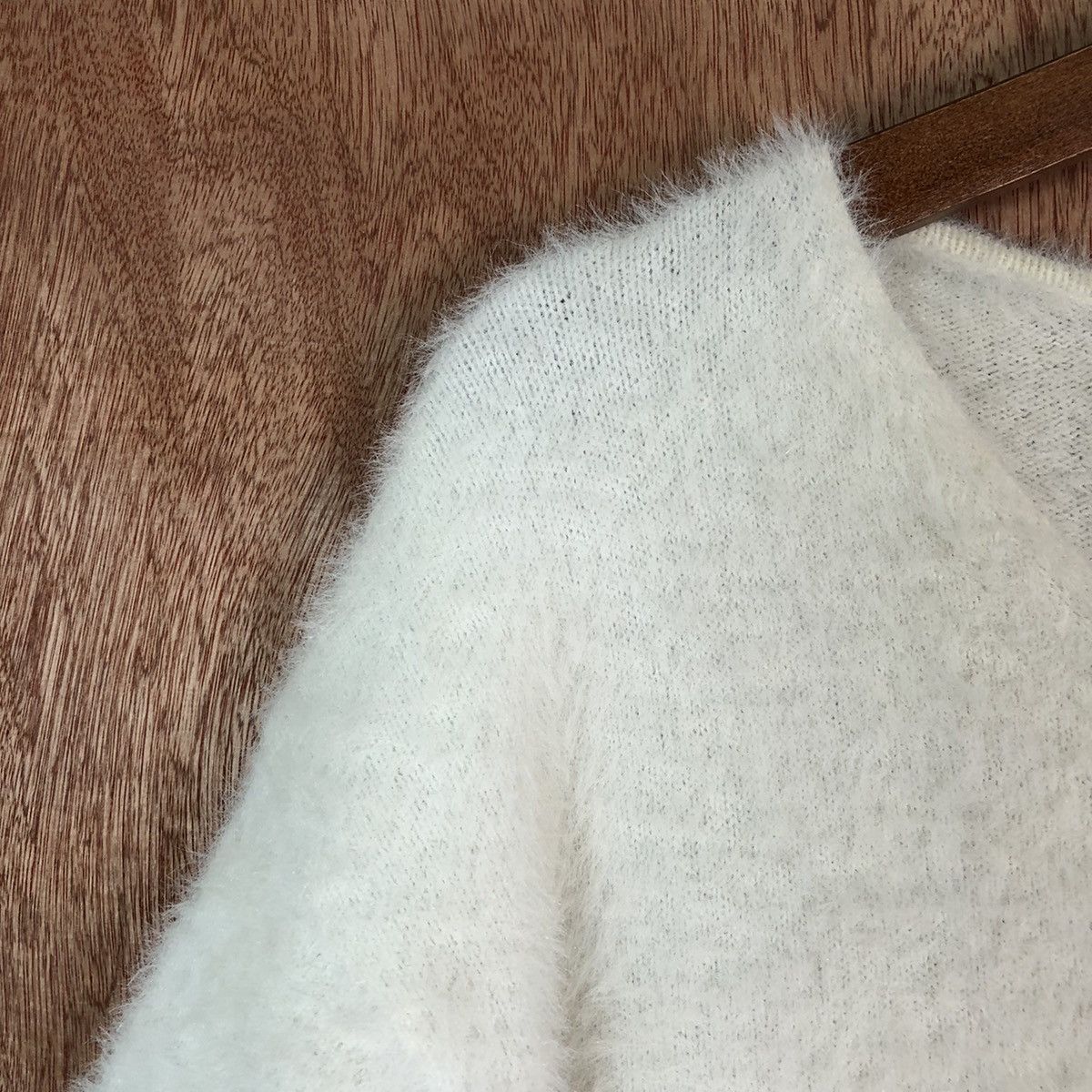 Japanese Brand Natural Beauty Basic Shag Shaggy Fur Mohair Knitwear #6682 Size US M / EU 48-50 / 2 - 6 Thumbnail