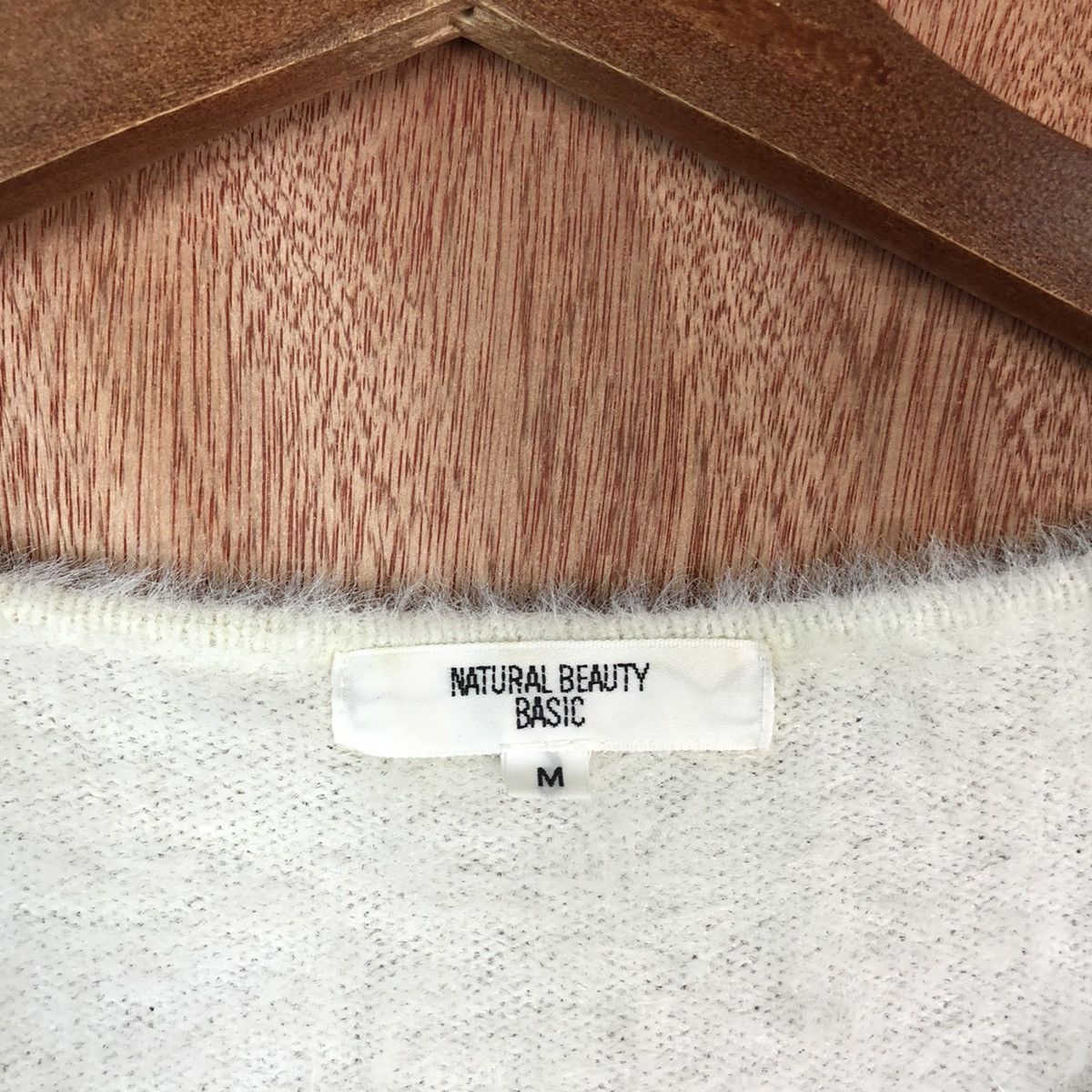 Japanese Brand Natural Beauty Basic Shag Shaggy Fur Mohair Knitwear #6682 Size US M / EU 48-50 / 2 - 7 Thumbnail