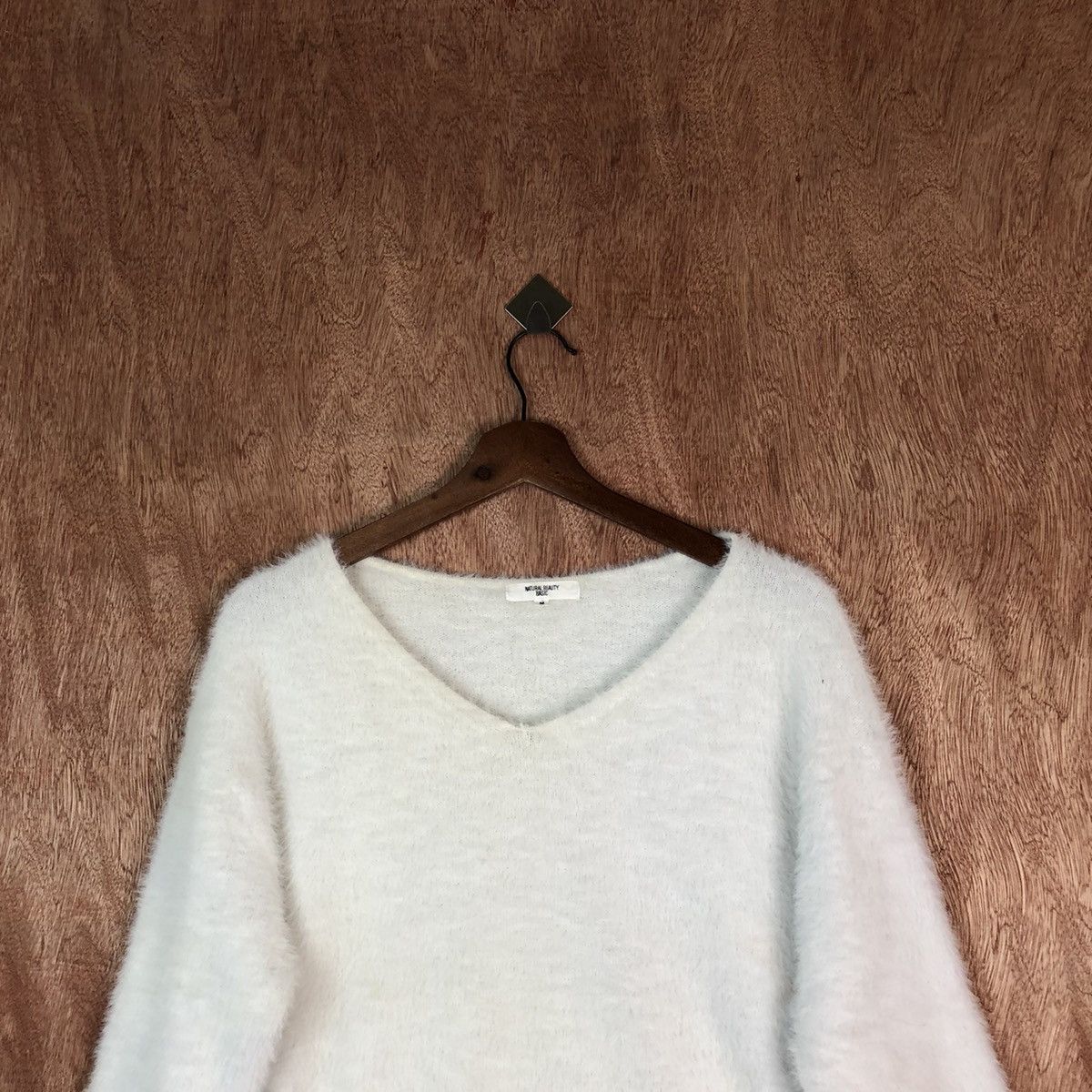 Japanese Brand Natural Beauty Basic Shag Shaggy Fur Mohair Knitwear #6682 Size US M / EU 48-50 / 2 - 2 Thumbnail