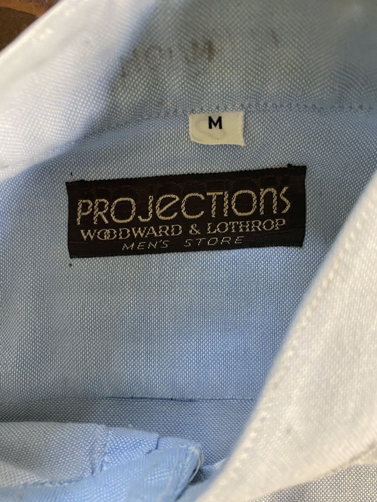 The Men's Store Vintage 70s Woodward Half Button Standing Collar Long Sleeve Size US M / EU 48-50 / 2 - 4 Thumbnail