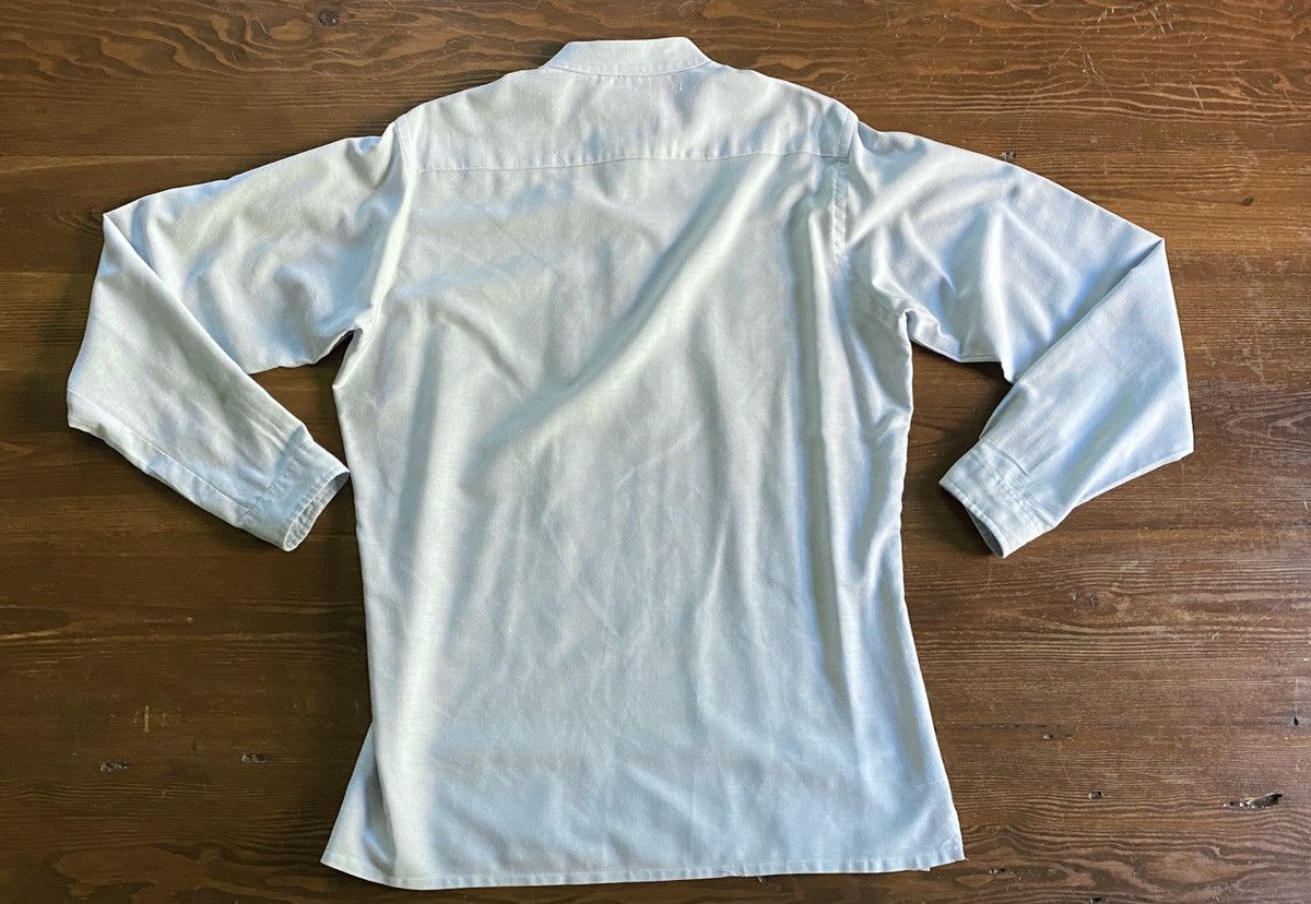 The Men's Store Vintage 70s Woodward Half Button Standing Collar Long Sleeve Size US M / EU 48-50 / 2 - 8 Thumbnail