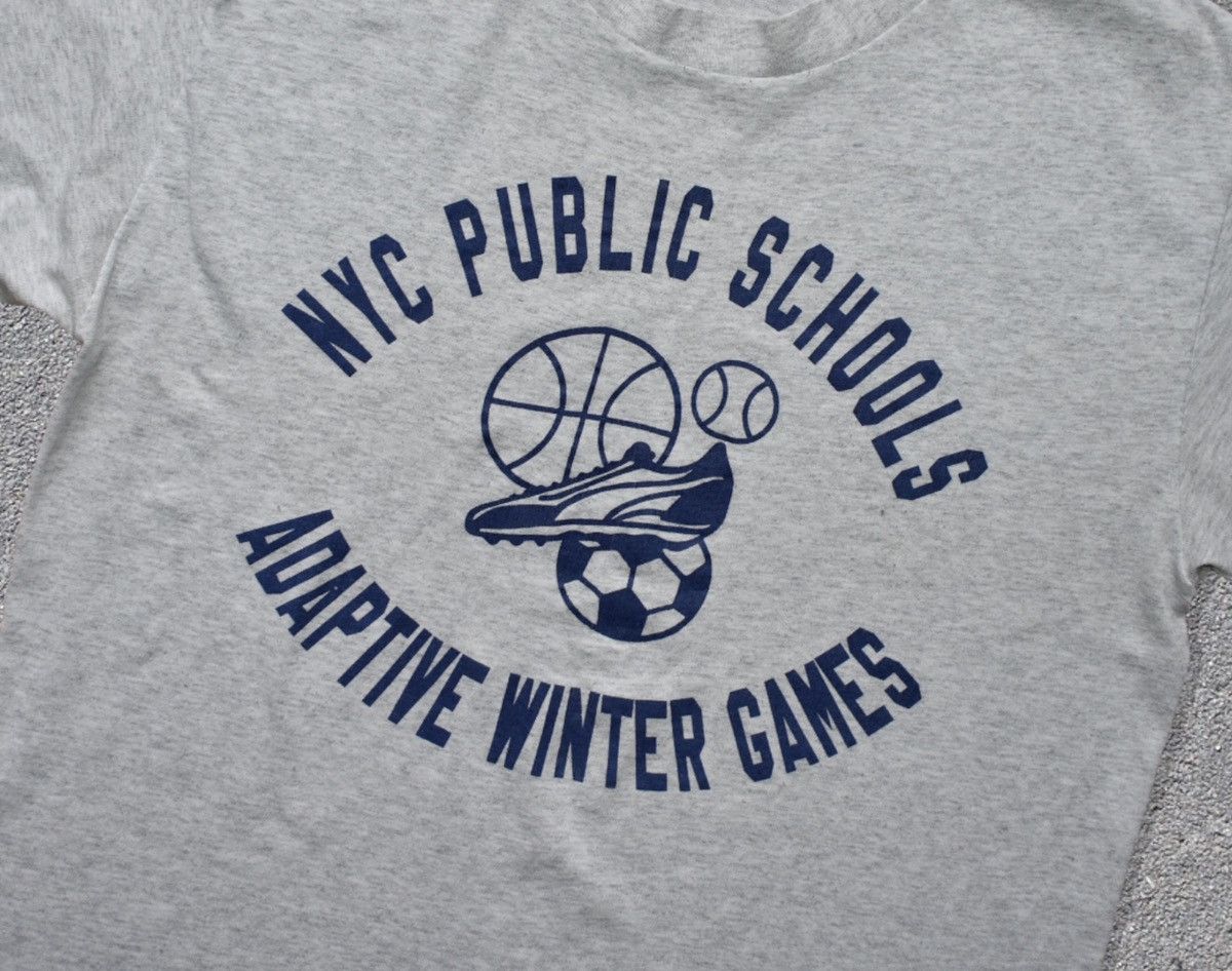 Vintage Vintage NYC Public Schools Adaptive Winter Games T-Shirt (L) Size US L / EU 52-54 / 3 - 2 Thumbnail