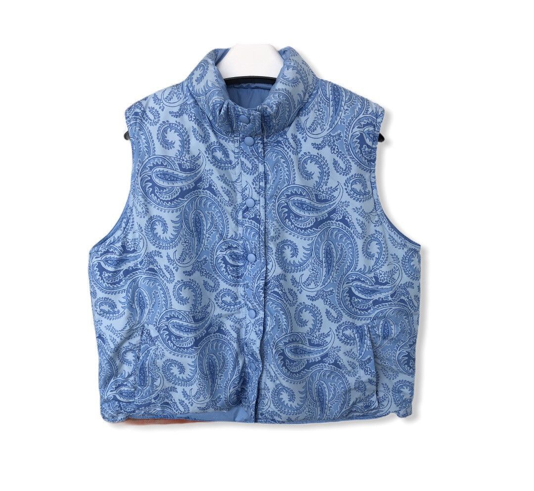 image of Vintage Landsend Bandana Vest, Men's (Size Medium)