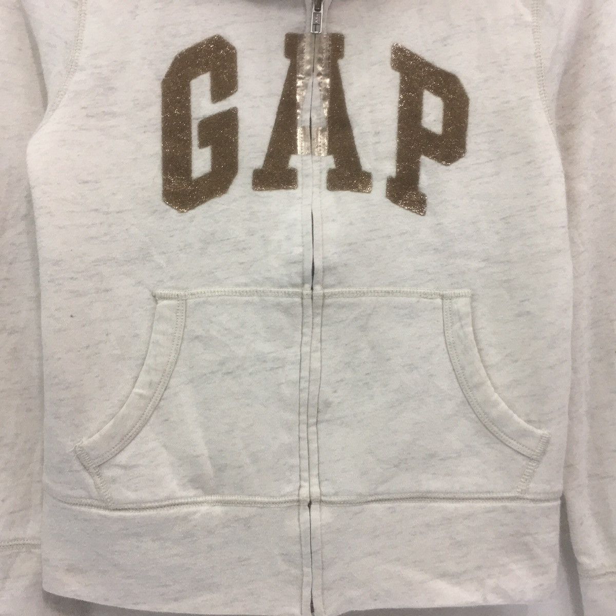 Gap × Japanese Brand Vintage GAP Fullzip Sweater Hoodie Biglogo GAP Size US XS / EU 42 / 0 - 3 Thumbnail
