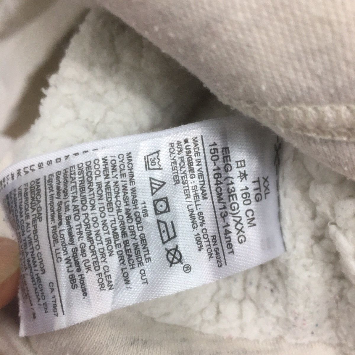 Gap × Japanese Brand Vintage GAP Fullzip Sweater Hoodie Biglogo GAP Size US XS / EU 42 / 0 - 6 Thumbnail