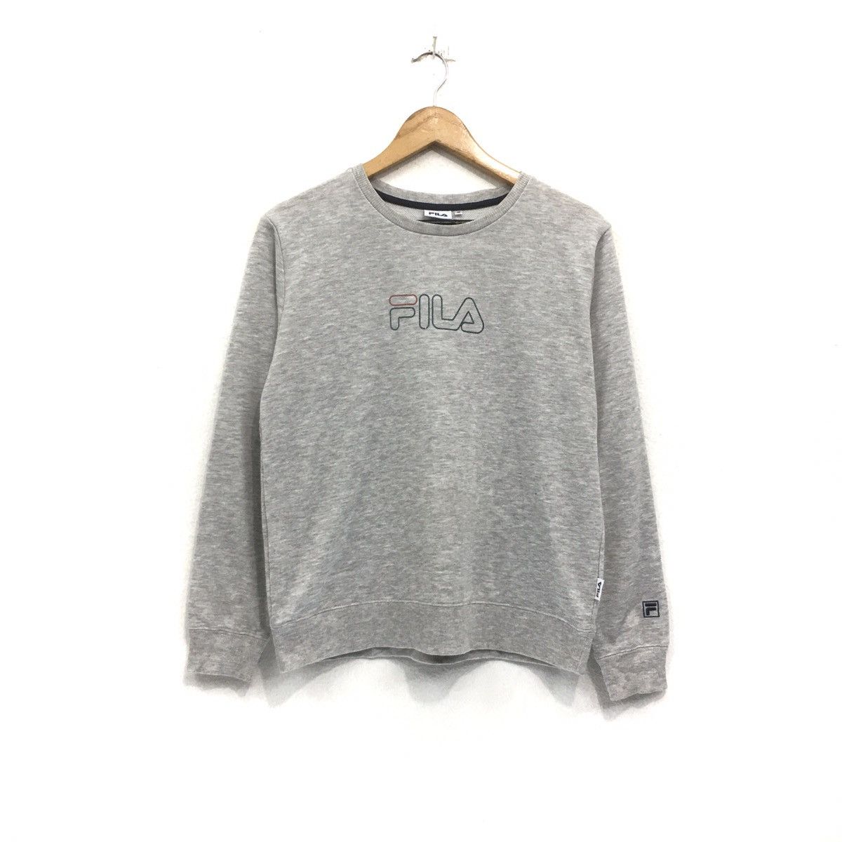 Fila × Vintage FILA Sweatshirt Crewneck Big Logo Spellout Fila Italy Size US S / EU 44-46 / 1 - 1 Thumbnail
