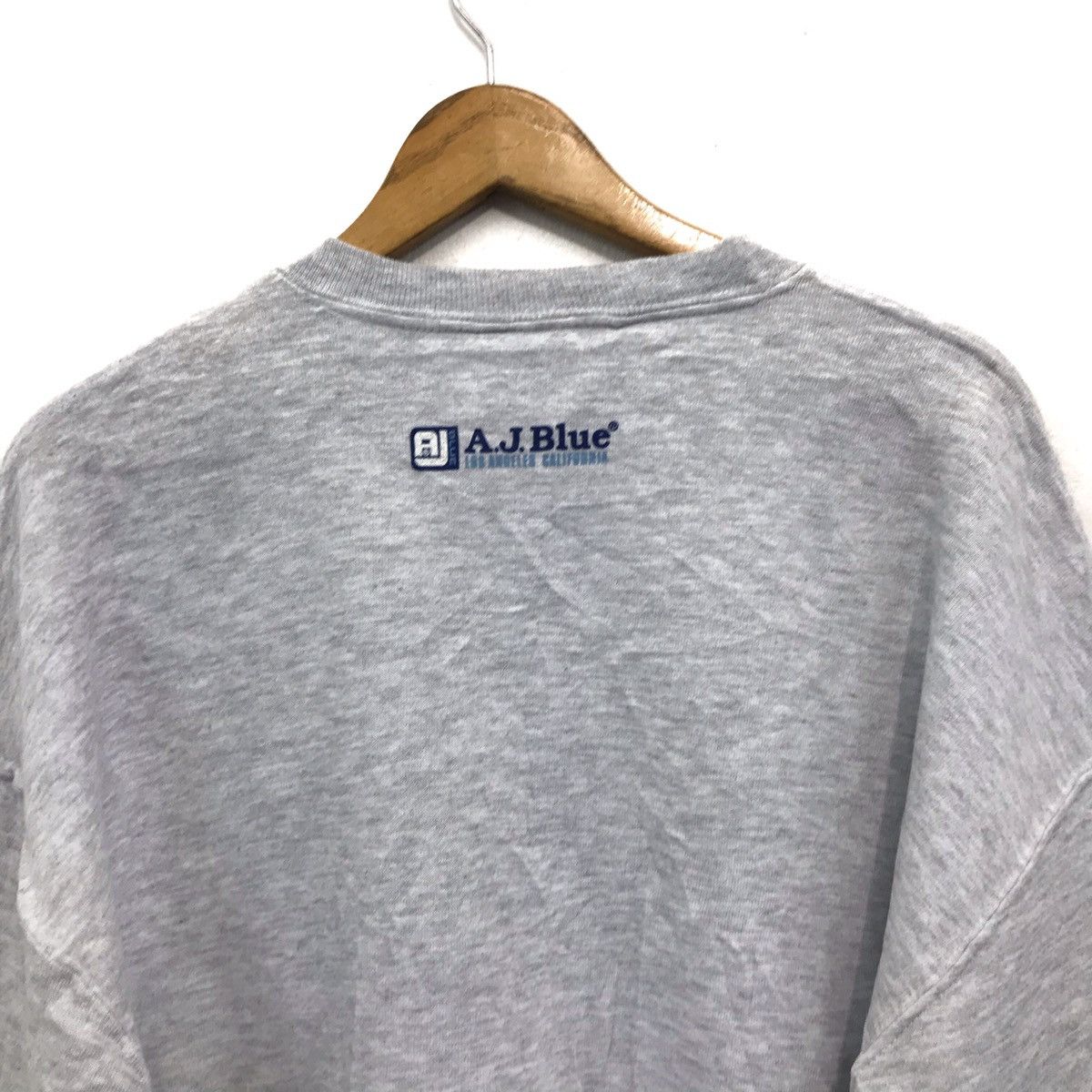 Japanese Brand × Vintage Vintage AJ Blue Sweatshirt A.J blue Sports Club Los Angeles Size US L / EU 52-54 / 3 - 8 Thumbnail
