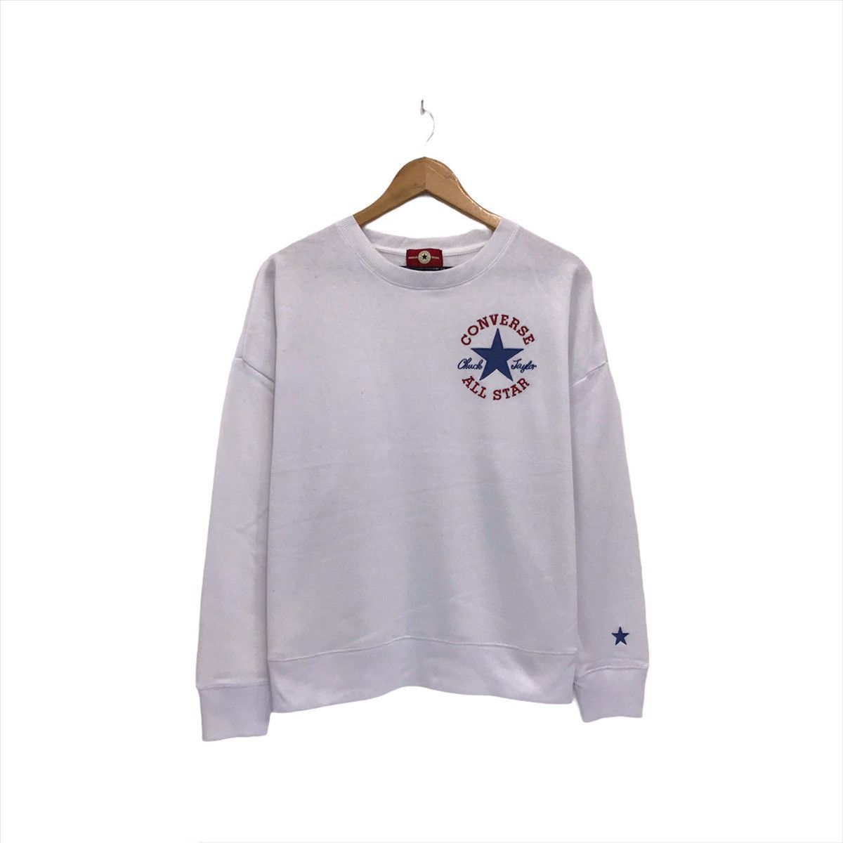 Converse × Vintage Vintage Converse All Star Sweatshirt Converse Chucks Taylor Size US M / EU 48-50 / 2 - 1 Thumbnail