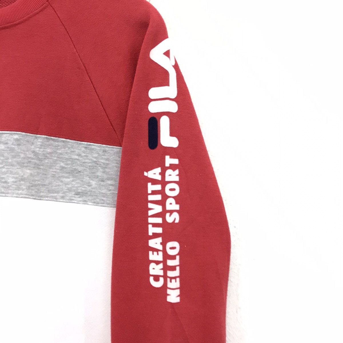 Fila × Japanese Brand FILA Sweatshirt Crewneck Spell FILA Creativita Nello Sport Size US S / EU 44-46 / 1 - 4 Thumbnail