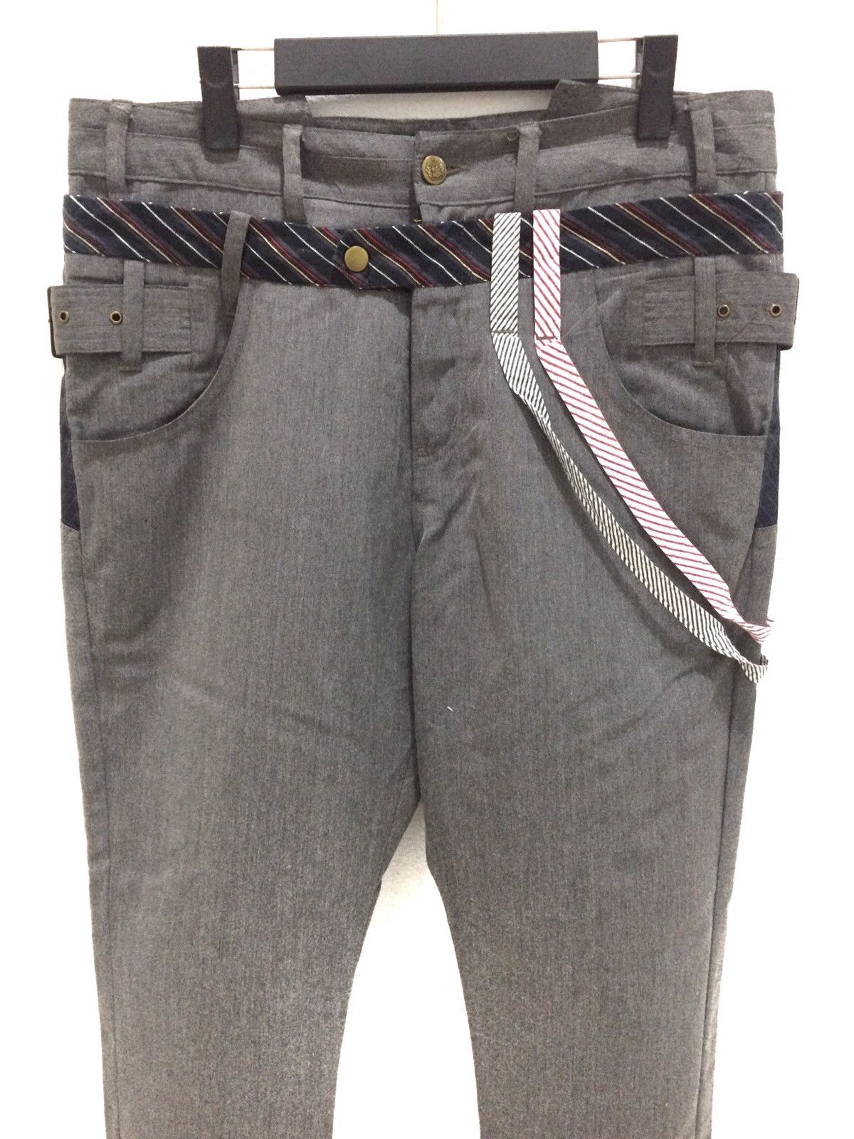 Japanese Brand Japanese Brand LEITO Double Waist Trousers Casual Pant Size US 34 / EU 50 - 2 Thumbnail