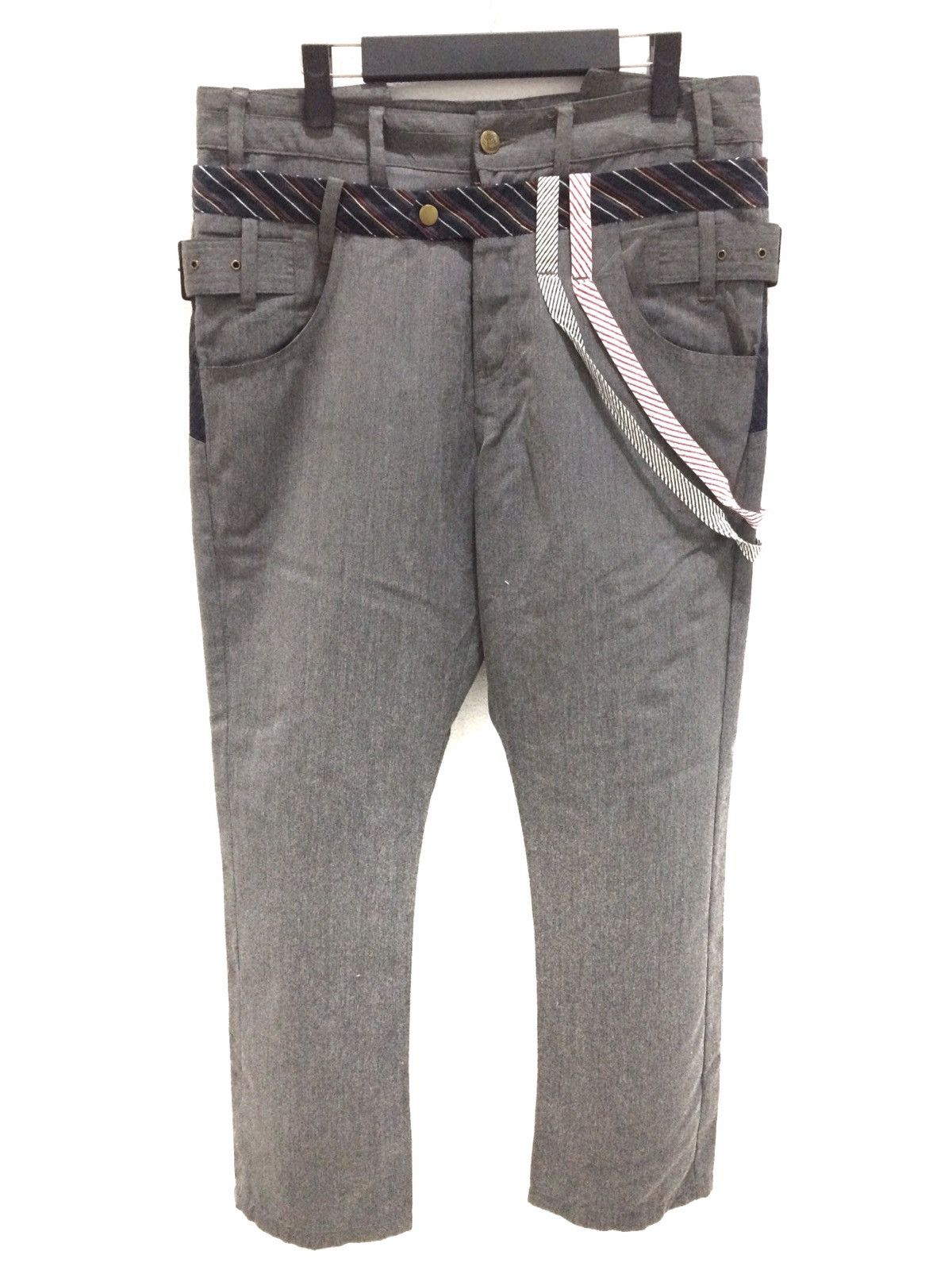 Japanese Brand Japanese Brand LEITO Double Waist Trousers Casual Pant Size US 34 / EU 50 - 1 Thumbnail