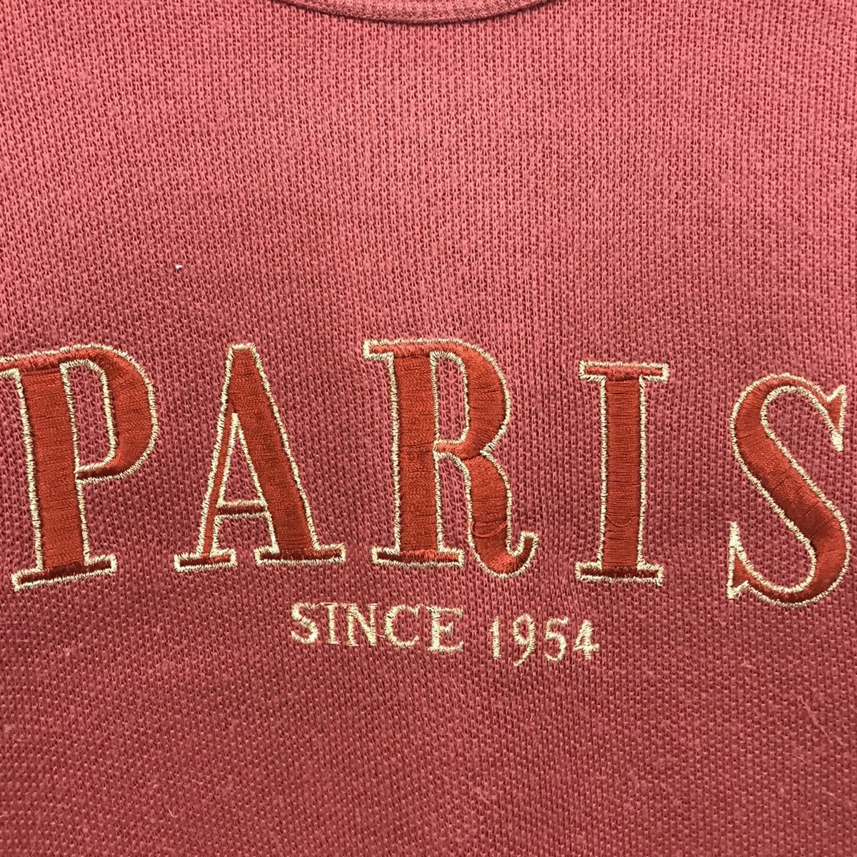 Japanese Brand × Other Vintage Paris Sweatshirt Embroidery Spellout Paris Size US M / EU 48-50 / 2 - 3 Thumbnail