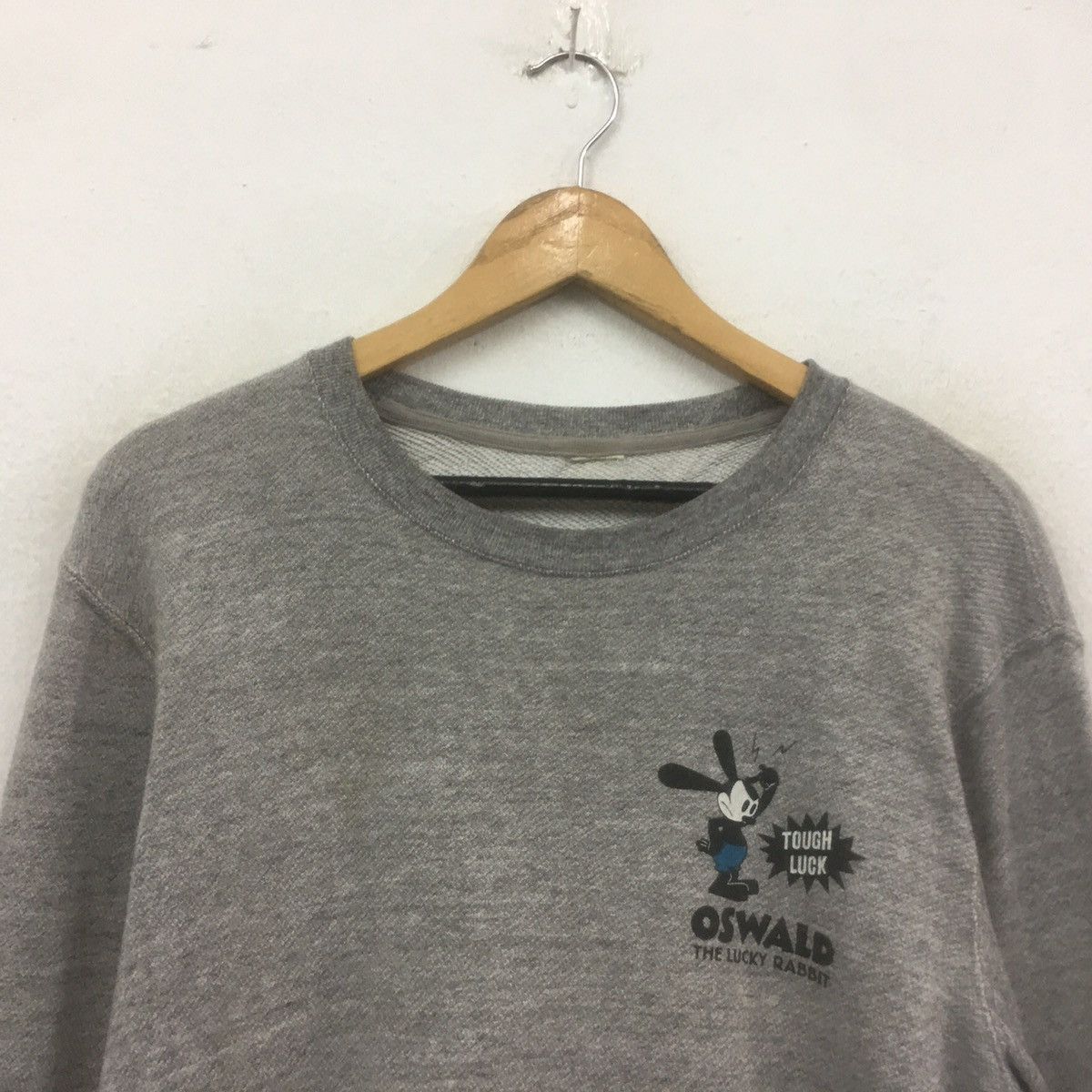 Cartoon Network × Disney × Japanese Brand Oswald The Lucky Rabbit Sweatshirt Animation Cartoon Size US M / EU 48-50 / 2 - 2 Thumbnail