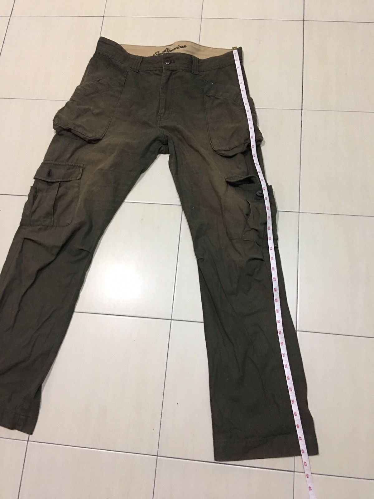 American Stitch Smith America Cargo Multipocket Trousers Pants Size US 35 - 4 Thumbnail