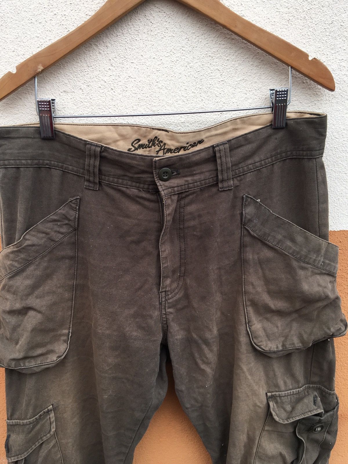 American Stitch Smith America Cargo Multipocket Trousers Pants Size US 35 - 9 Thumbnail