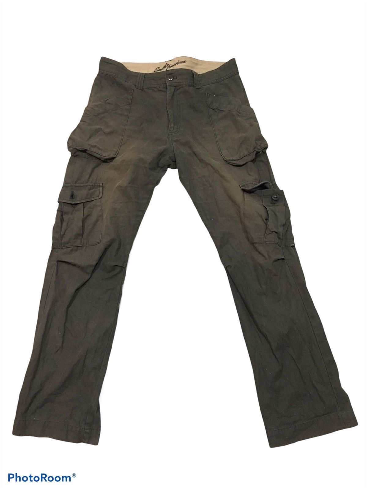 American Stitch Smith America Cargo Multipocket Trousers Pants Size US 35 - 1 Thumbnail