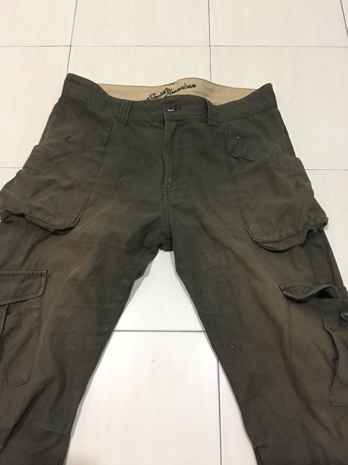 American Stitch Smith America Cargo Multipocket Trousers Pants Size US 35 - 2 Thumbnail