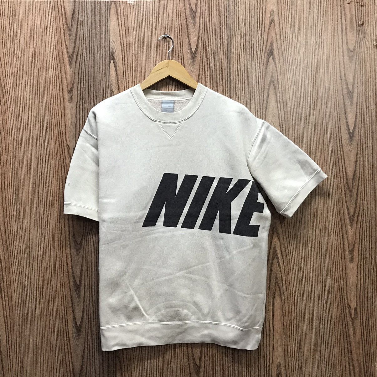 Nike × Vintage Vintage Nike Tee Shirt Big Logo Spellout Nike Crew Neck Size US M / EU 48-50 / 2 - 2 Thumbnail