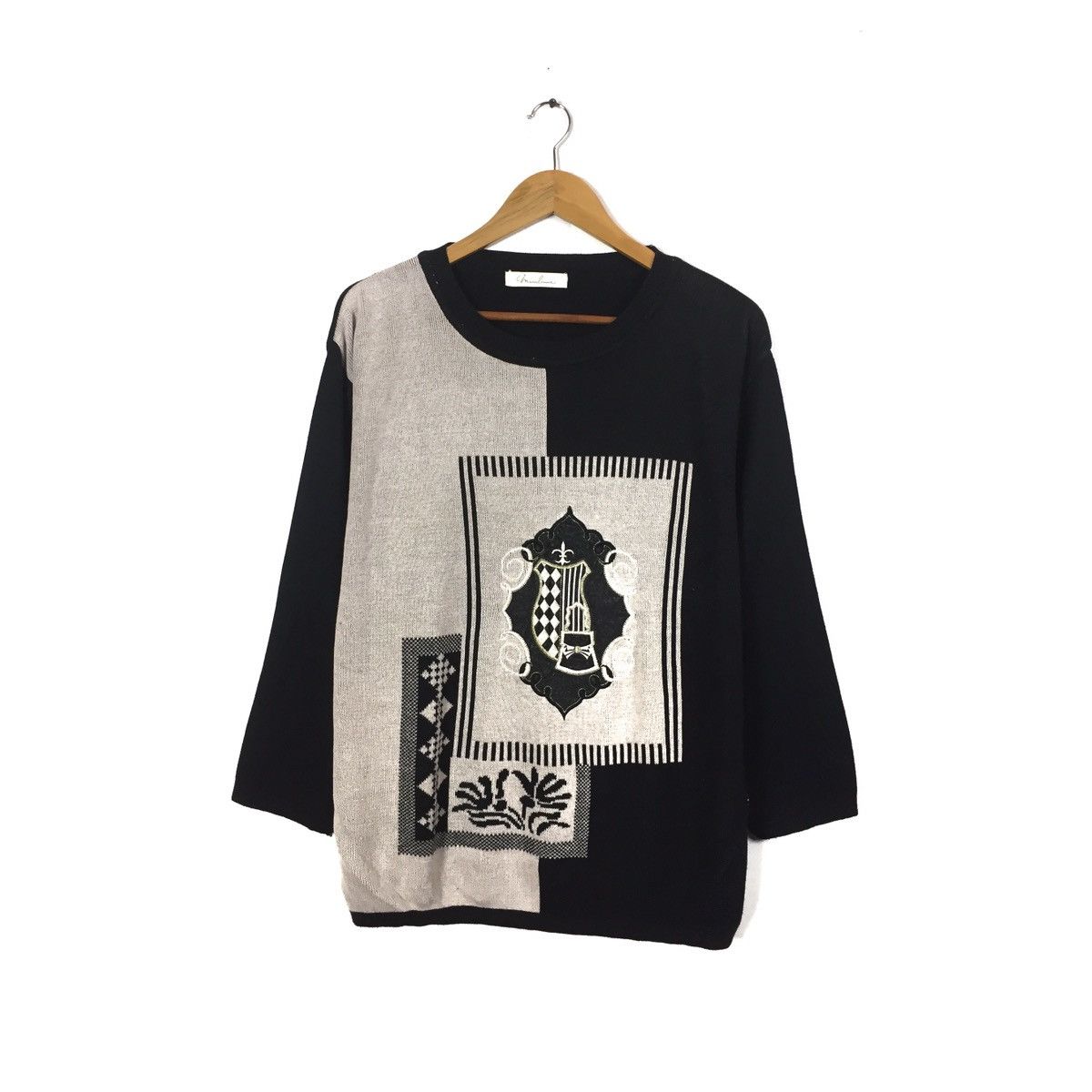 Japanese Brand Vintage Marulinne Fleece Sweatshirt CrewNeck Design Knit Size US M / EU 48-50 / 2 - 1 Thumbnail