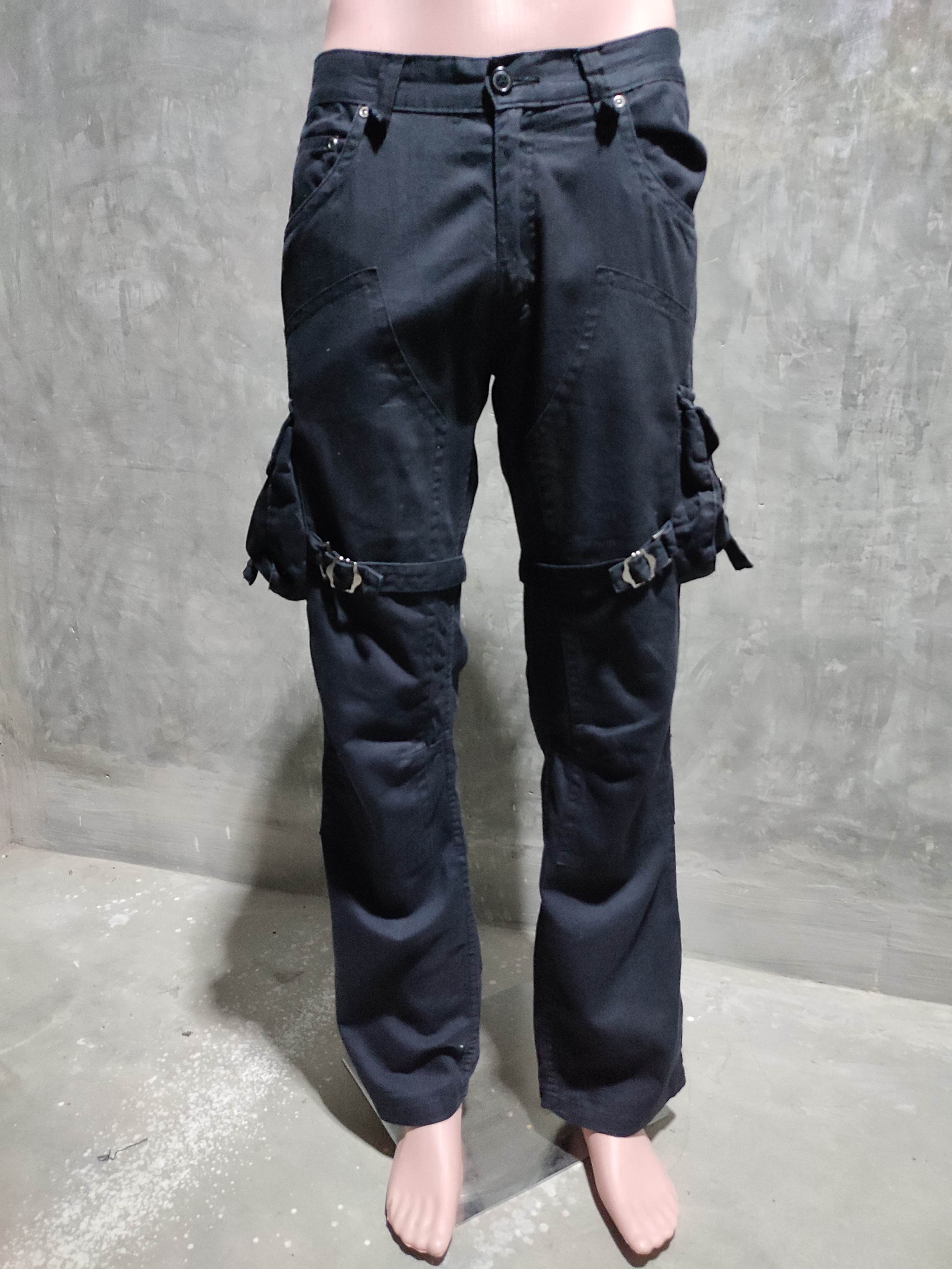 🔥Bike Star Japan Punk Bondage Cargo Nice Double Knee Pants