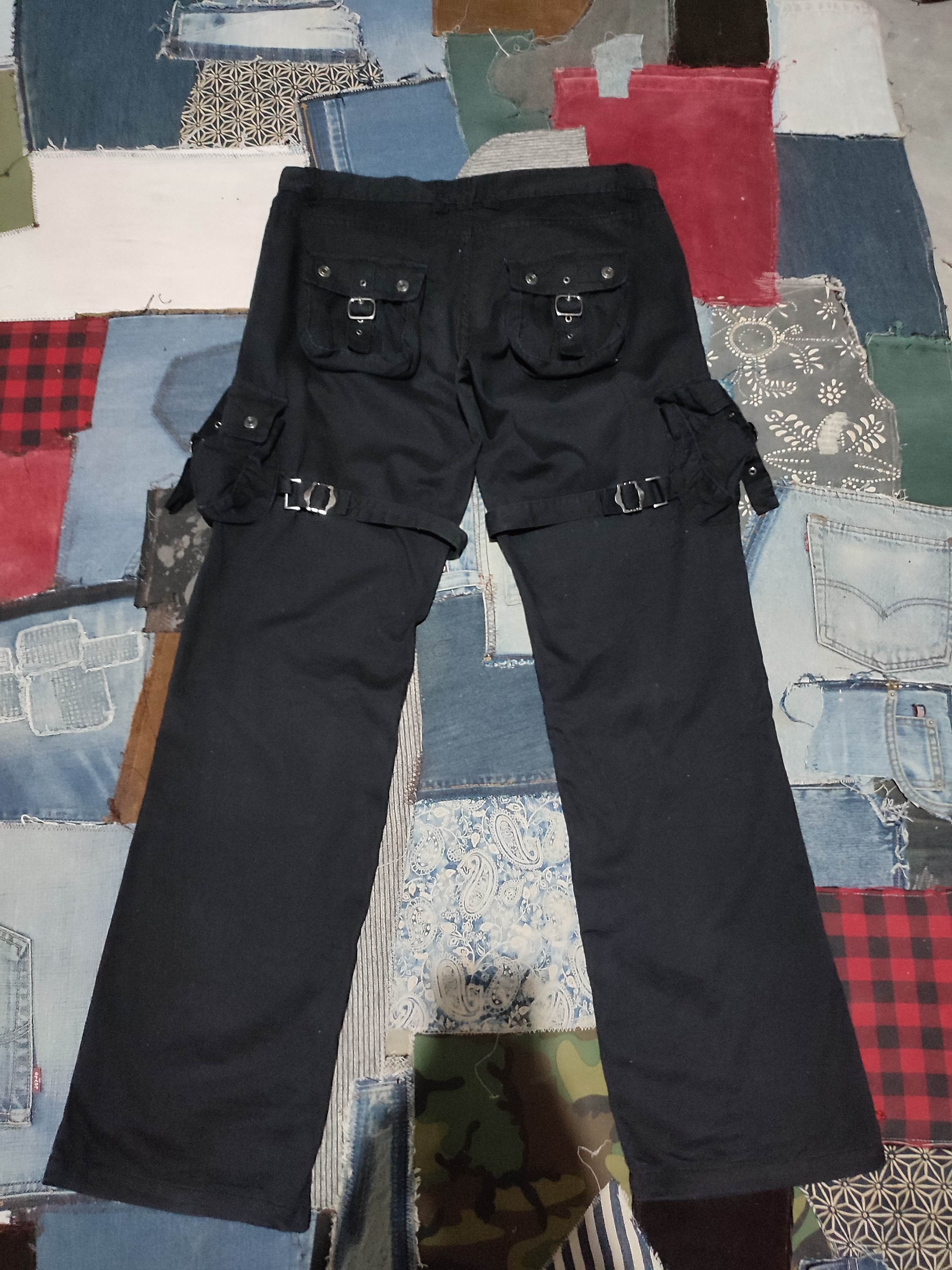 🔥Bike Star Japan Punk Bondage Cargo Nice Double Knee Pants