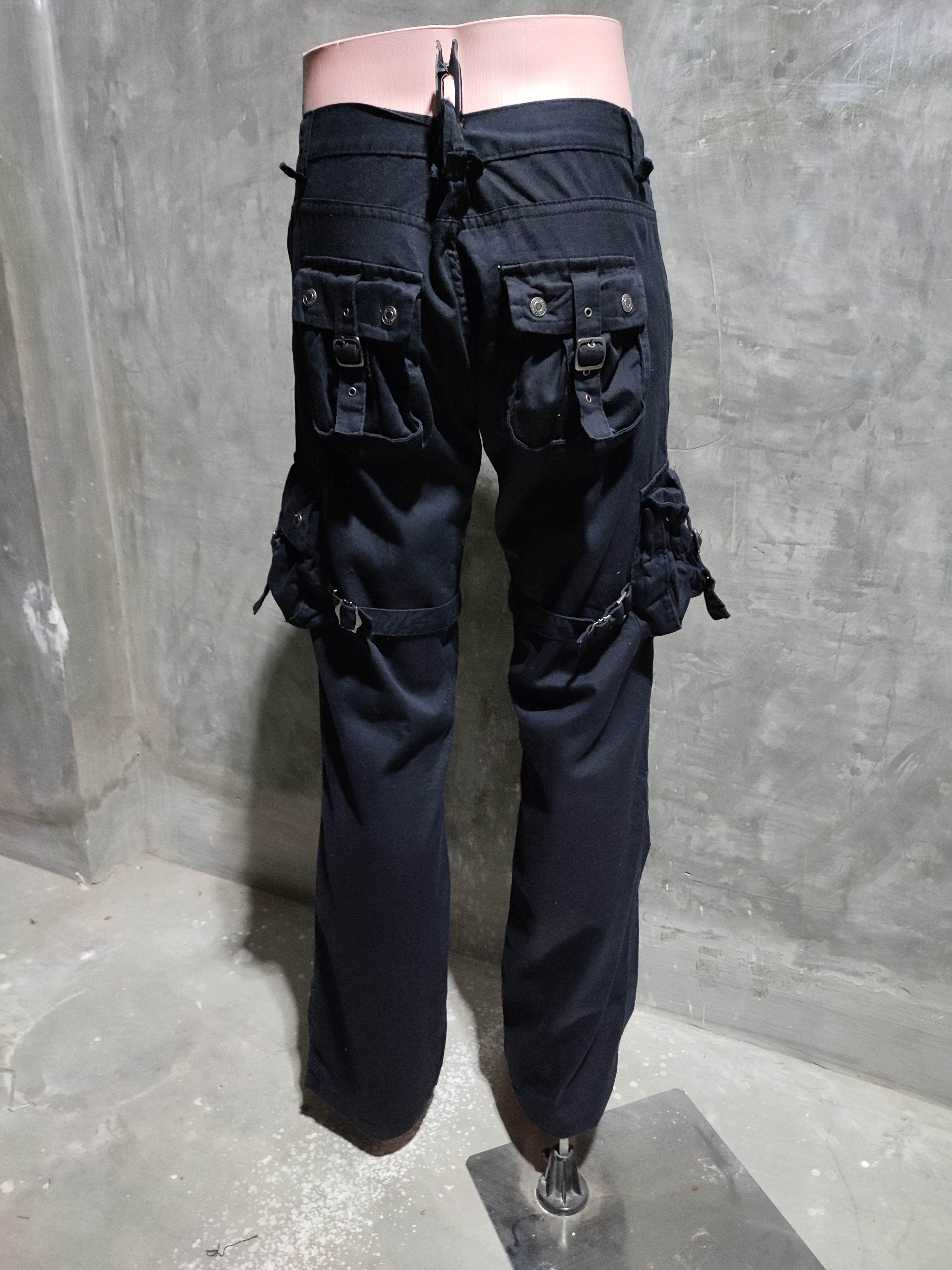 🔥Bike Star Japan Punk Bondage Cargo Nice Double Knee Pants