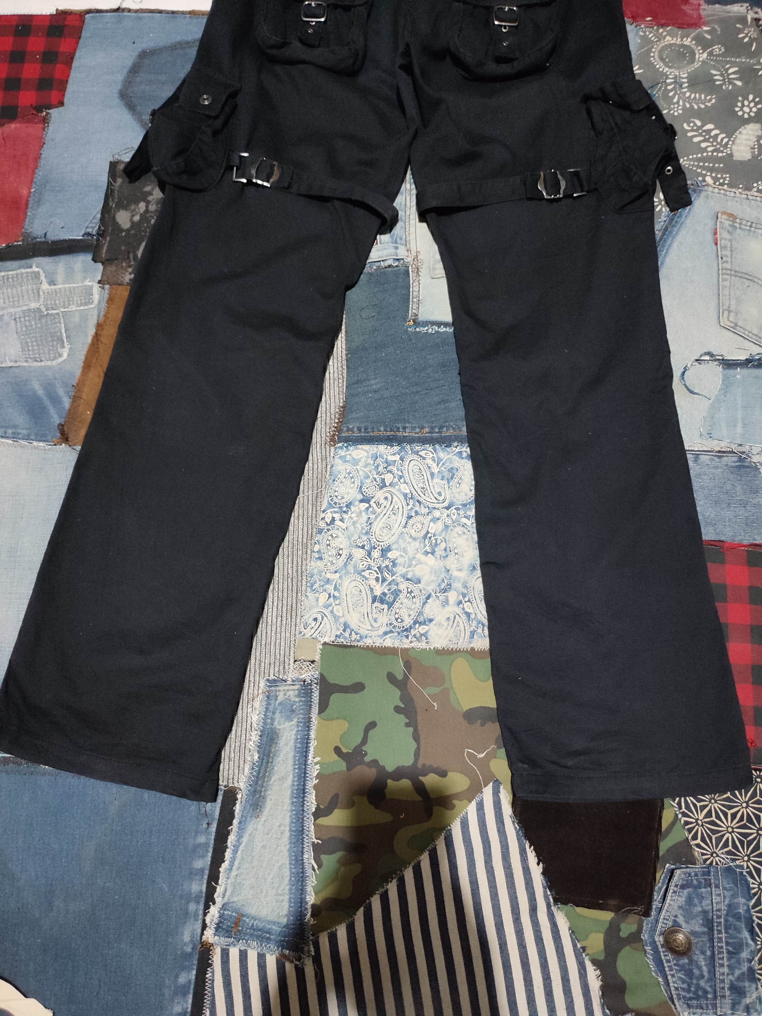 🔥Bike Star Japan Punk Bondage Cargo Nice Double Knee Pants