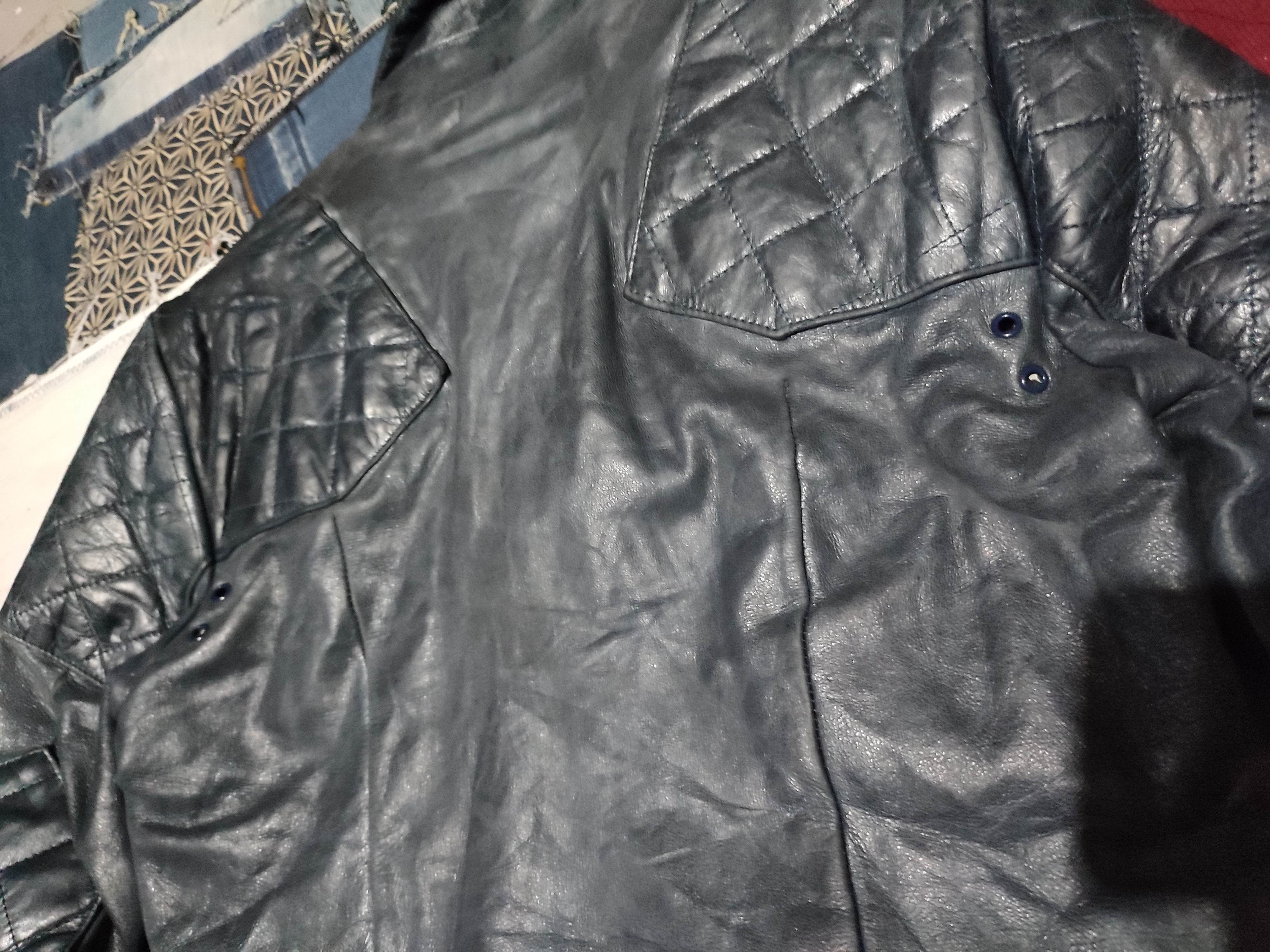 Number (N)ine Archives Number Nine SS01 Cow hide Leather Jacket Size US S / EU 44-46 / 1 - 7 Thumbnail