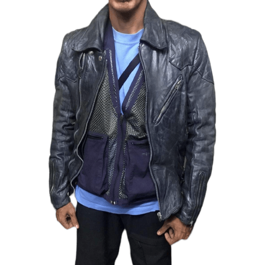 Number (N)ine Archives Number Nine SS01 Cow hide Leather Jacket Size US S / EU 44-46 / 1 - 14 Thumbnail