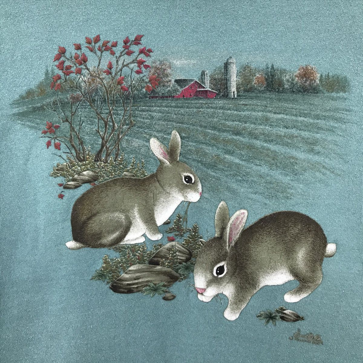 Vintage Vintage Morning Sun Sweatshirt Embroidery Art Design Size US M / EU 48-50 / 2 - 3 Thumbnail