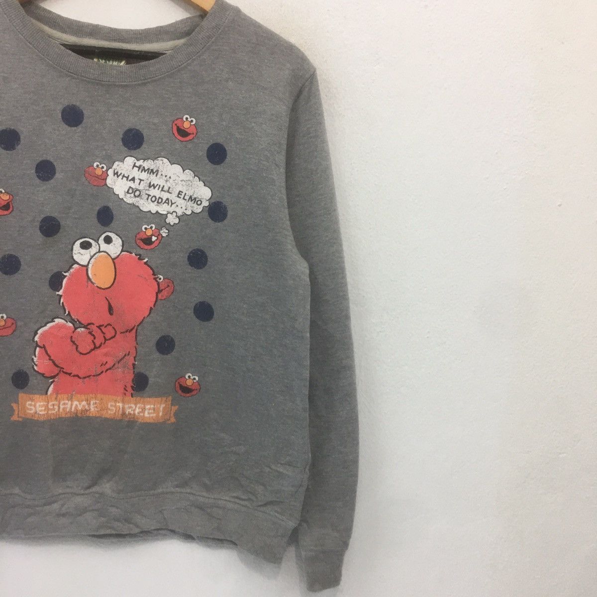 Cartoon Network × Disney × Japanese Brand Vintage Cartoon SESAME STREET Sweatshirt Crewneck Size US S / EU 44-46 / 1 - 4 Thumbnail