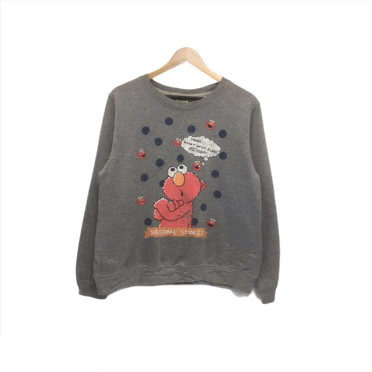 Cartoon Network × Disney × Japanese Brand Vintage Cartoon SESAME STREET Sweatshirt Crewneck Size US S / EU 44-46 / 1 - 1 Thumbnail